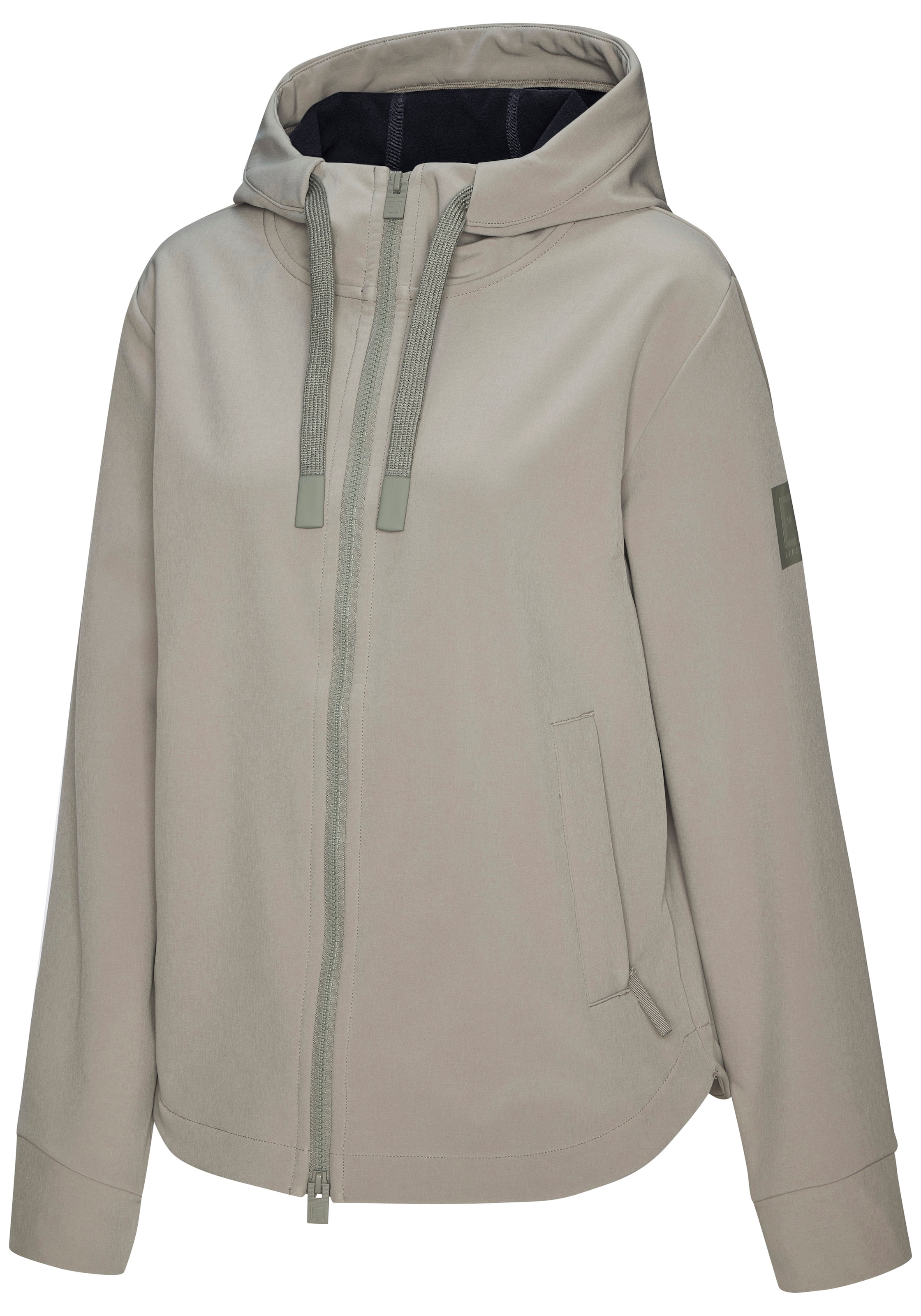 Elbsand Softshelljacke mit verstellbarer Kapuze