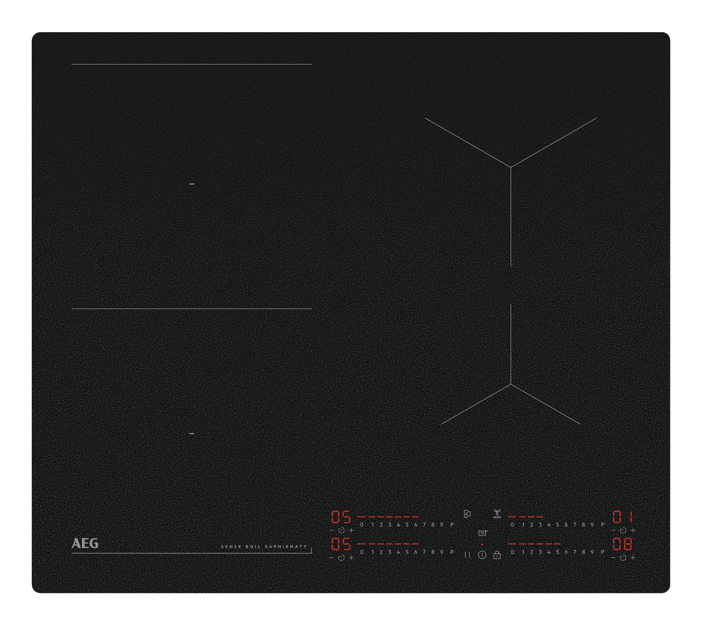 AEG Backofen-Set »HH24BSISML« mit 1-fach-Teleskopauszug Aqua Clean AEG SaphirMatt® 10× Kratzresistenz & Anti‑Fingerprint, Made in Germany