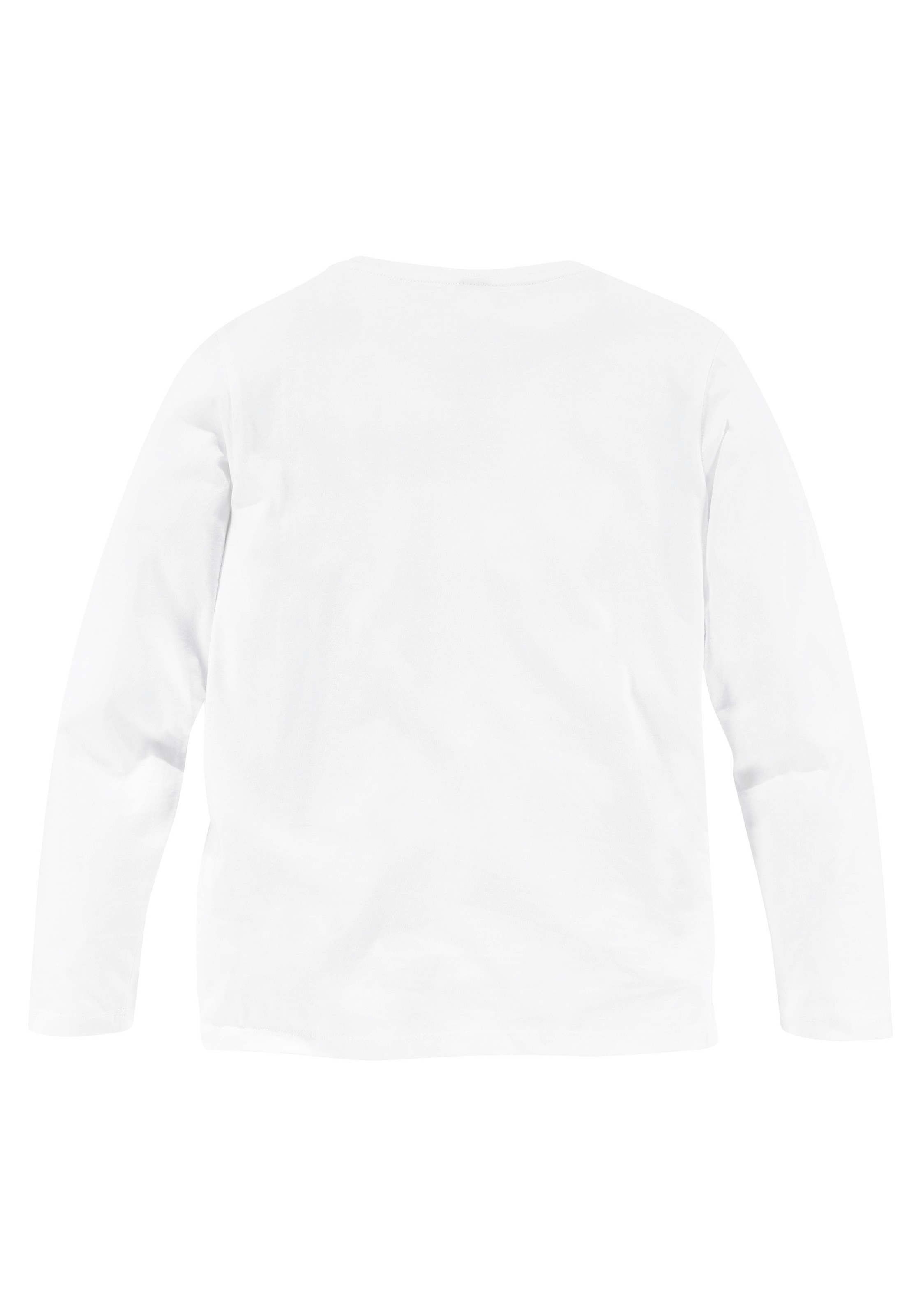 Bench. Langarmshirt, (Packung, 2 tlg., 2 Shirts), in 2 Farben und Drucken  im OTTO Online Shop