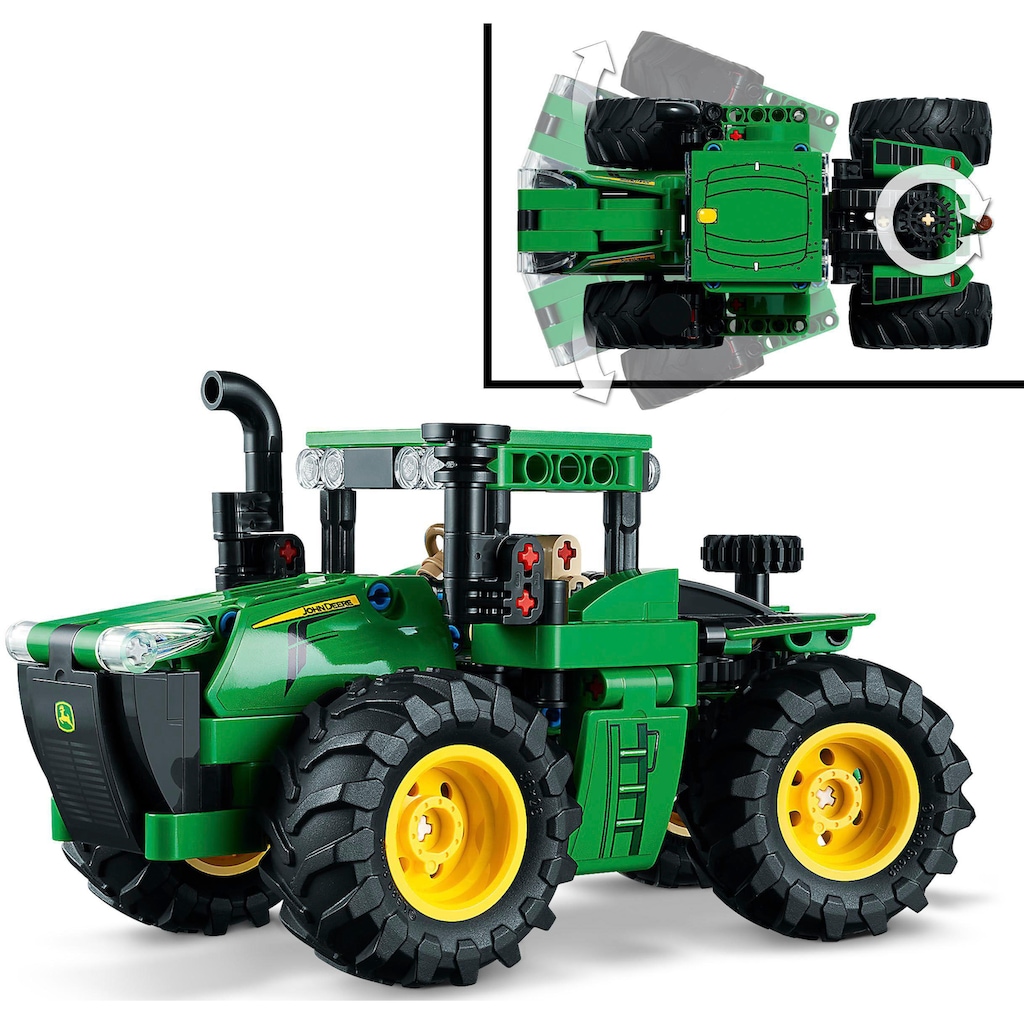 LEGO® Konstruktionsspielsteine »John Deere 9620R 4WD Tractor (42136), LEGO® Technic«, (390 St.)