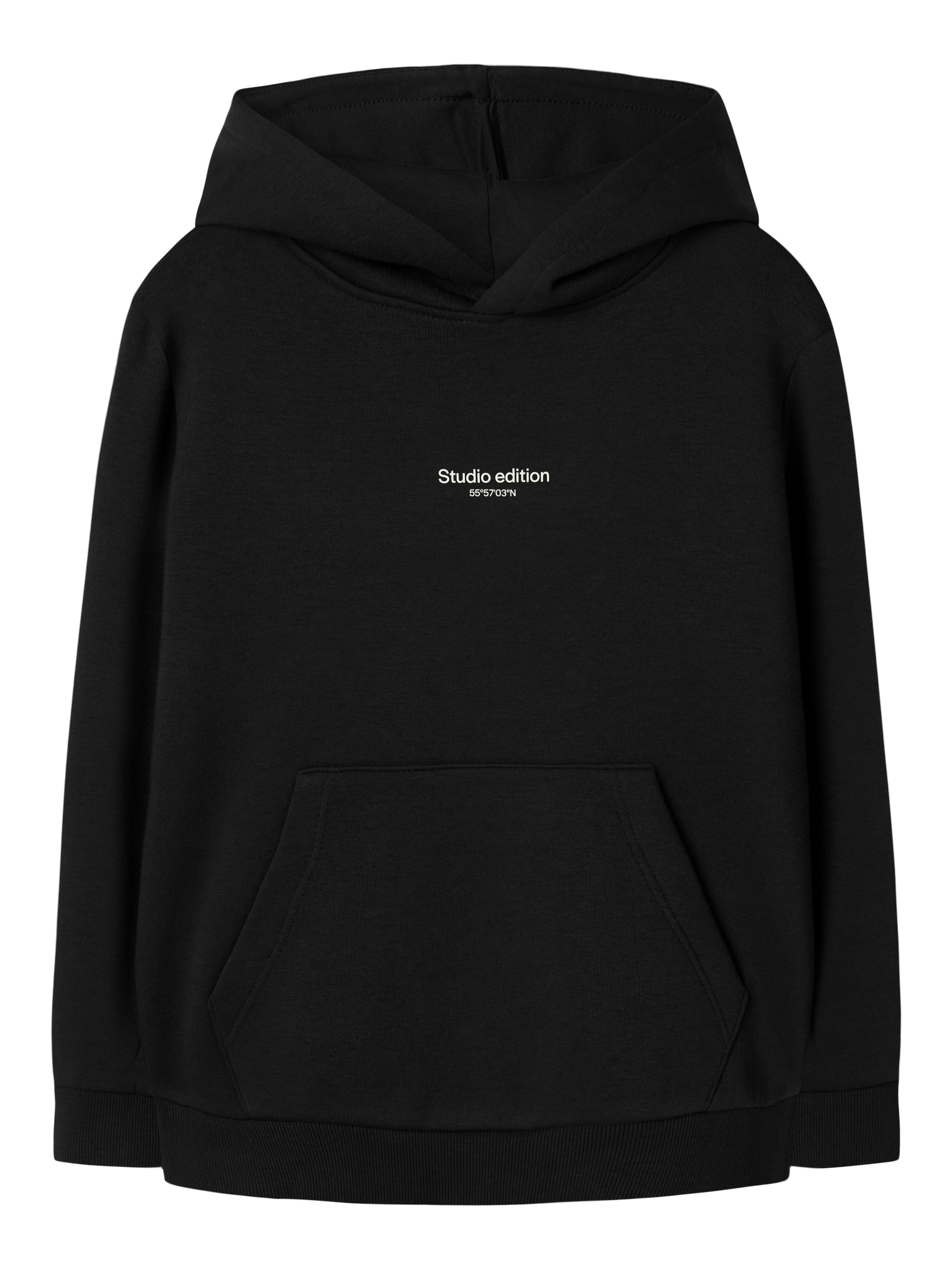 Name It Kapuzensweatshirt »NKMBRODY LS NREG SWEAT WH BRU NOOS«, mit kleinem Logoprint
