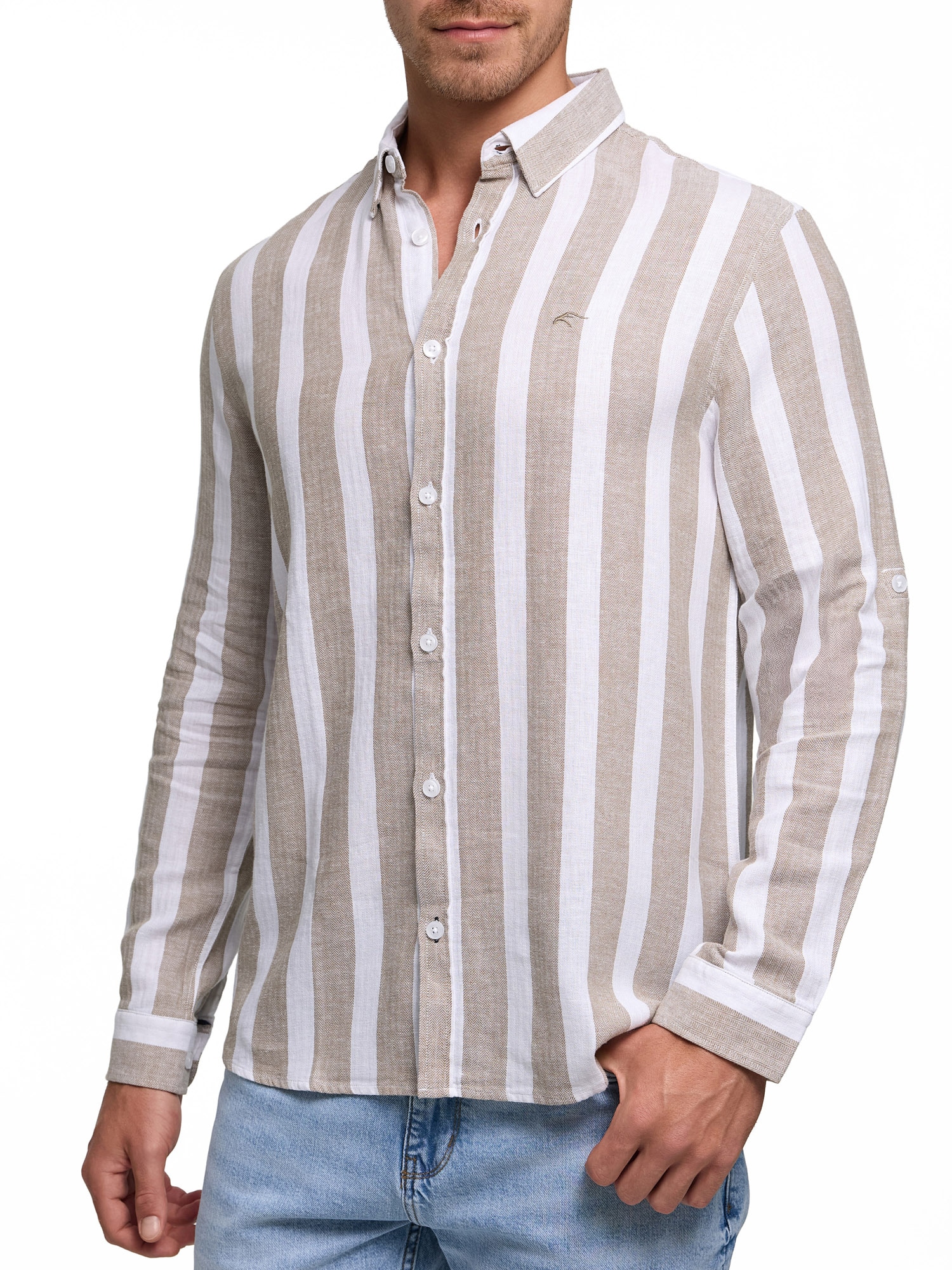 Indicode Langarmhemd »INDonuld«