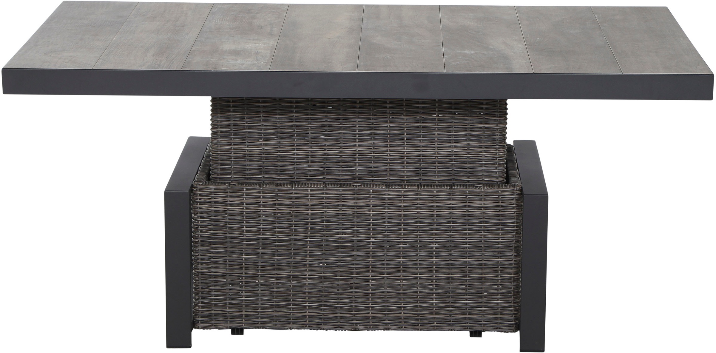 Siena Garden Gartenlounge-Set »Corido«, (Set, 9 tlg.), bestehend aus 2 Sesseln, 1 Sofa, 1 Tisch und 5 Auflagen
