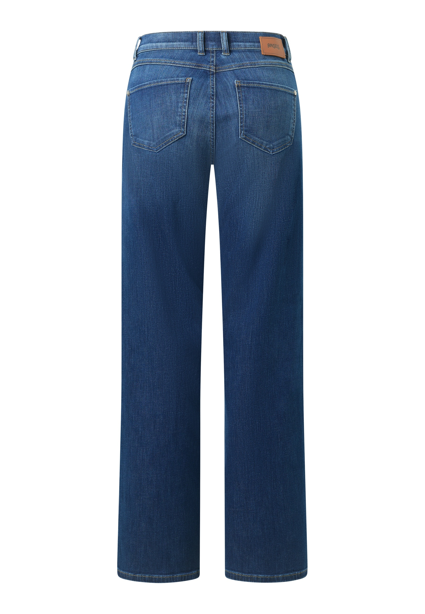 ANGELS Gerade Jeans »LIZ GLORY« Wide Leg, mit Schmuckelementen an den Vordertaschen