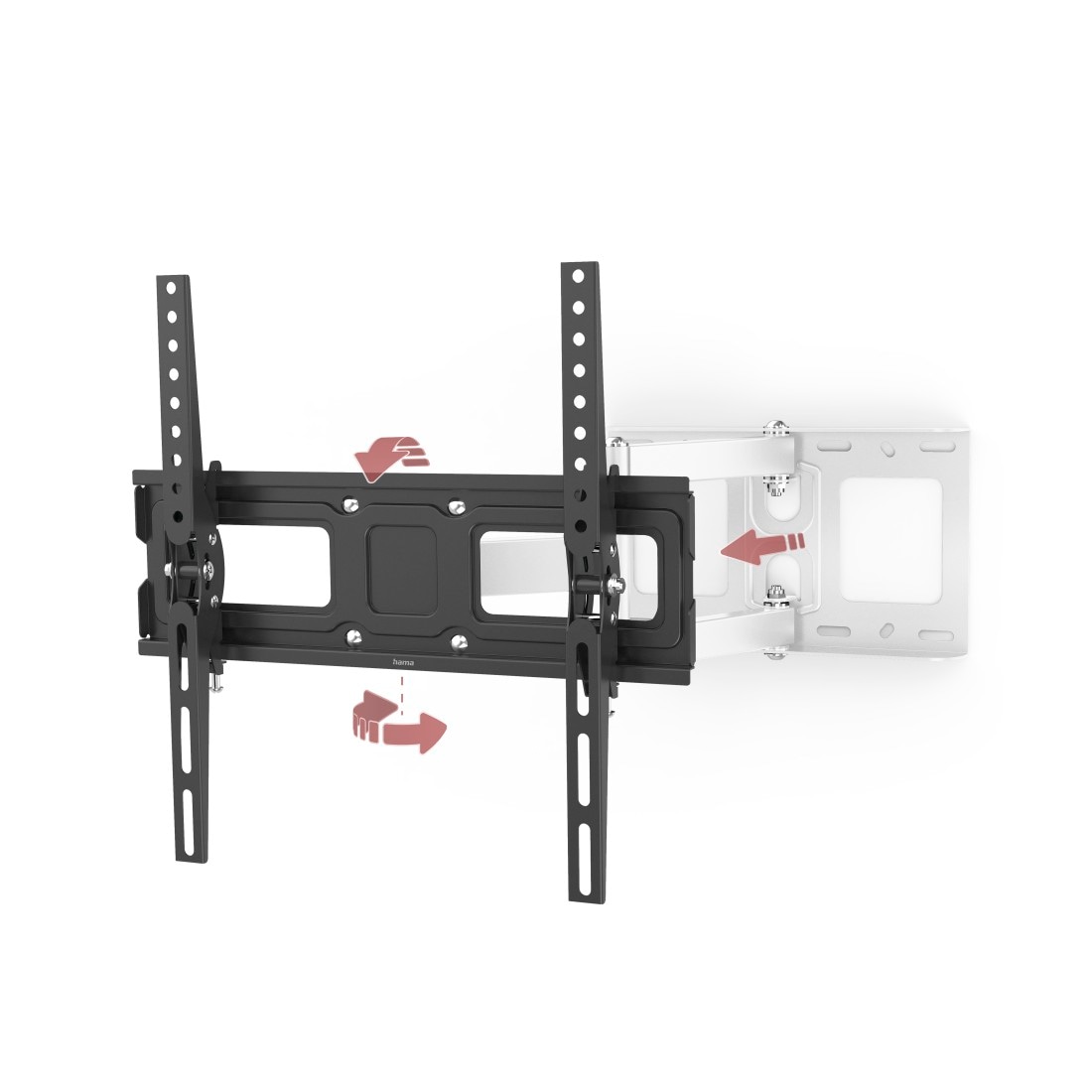 Hama TV-Wandhalterung »Wandhalterung (neigbar, schwenkbar, ausziehbar, 32"- 65", VESA400x400)« bis 165 cm Zoll