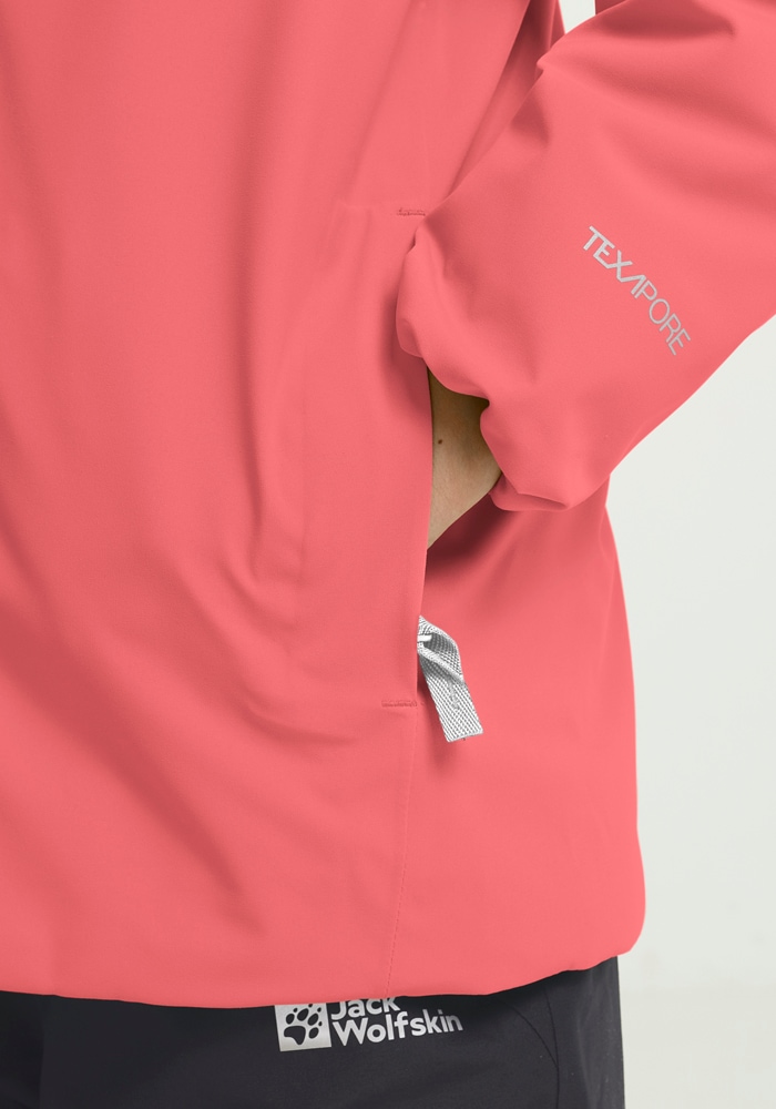 Jack Wolfskin Skijacke »FLOWLINE JKT KIDS«, mit Kapuze