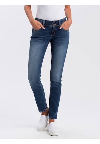 Cross Jeans® Straight-Jeans »Loie«, Doppelter Knopf kaufen
