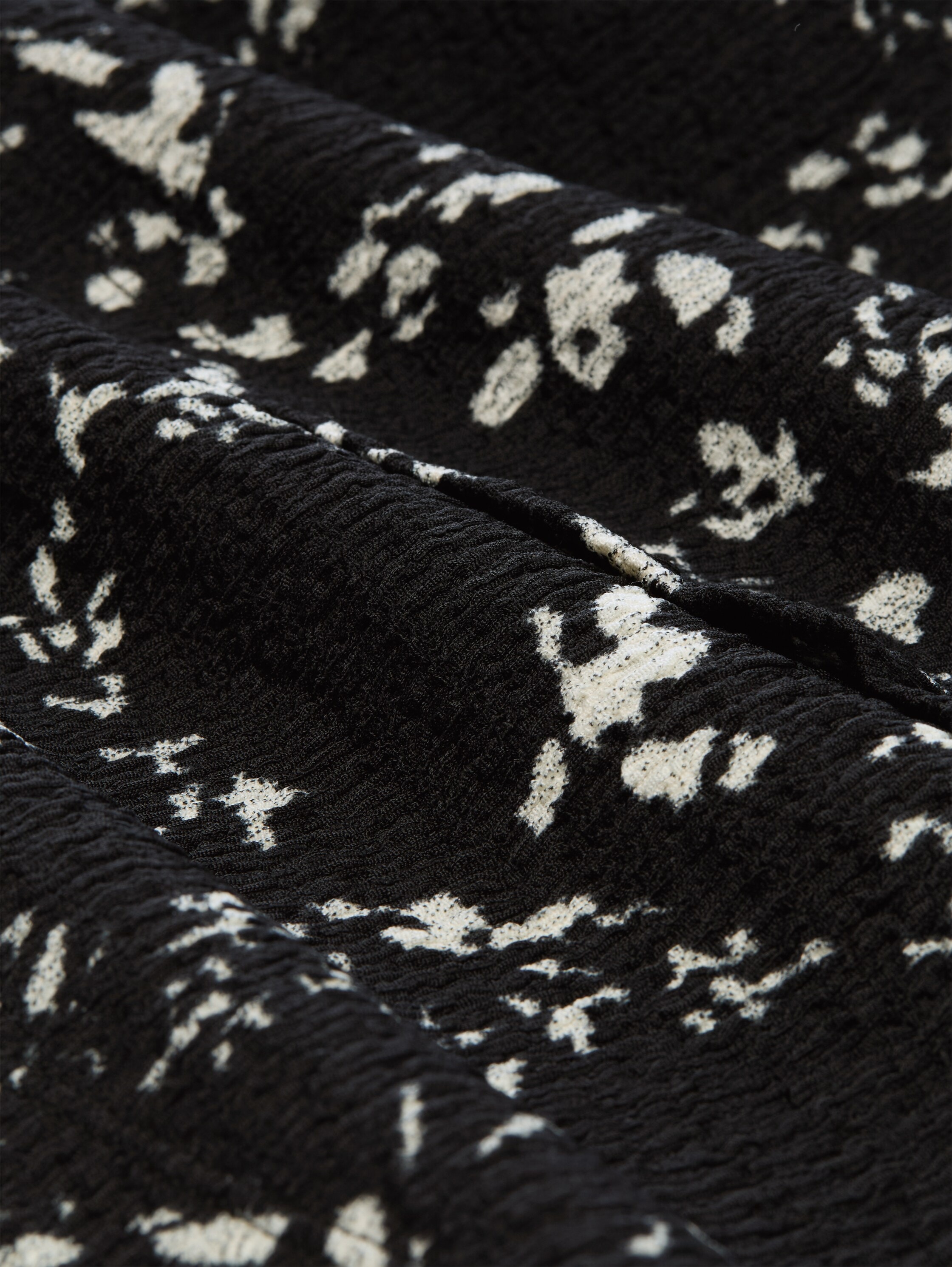 TOM TAILOR Denim Minirock Sommerrock mit floralem Allover-Print