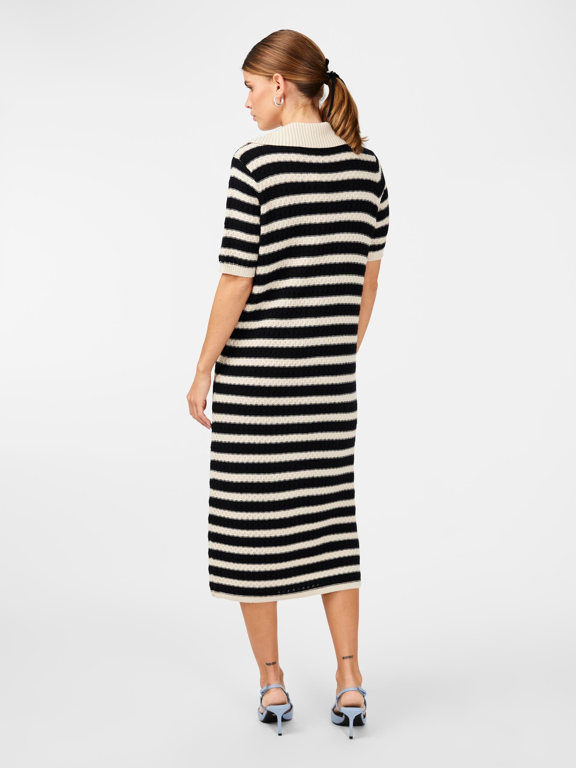 Y.A.S Strickkleid »YASCROC SS MIDI KNIT DRESS NOOS«, im Streifendesign