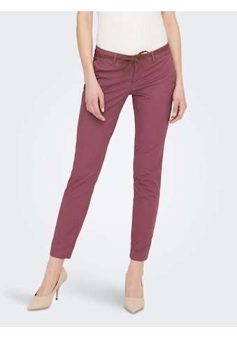 Chinohose »ONLEVELYN REG ANKLE CHINO PANT PNT NOOS«