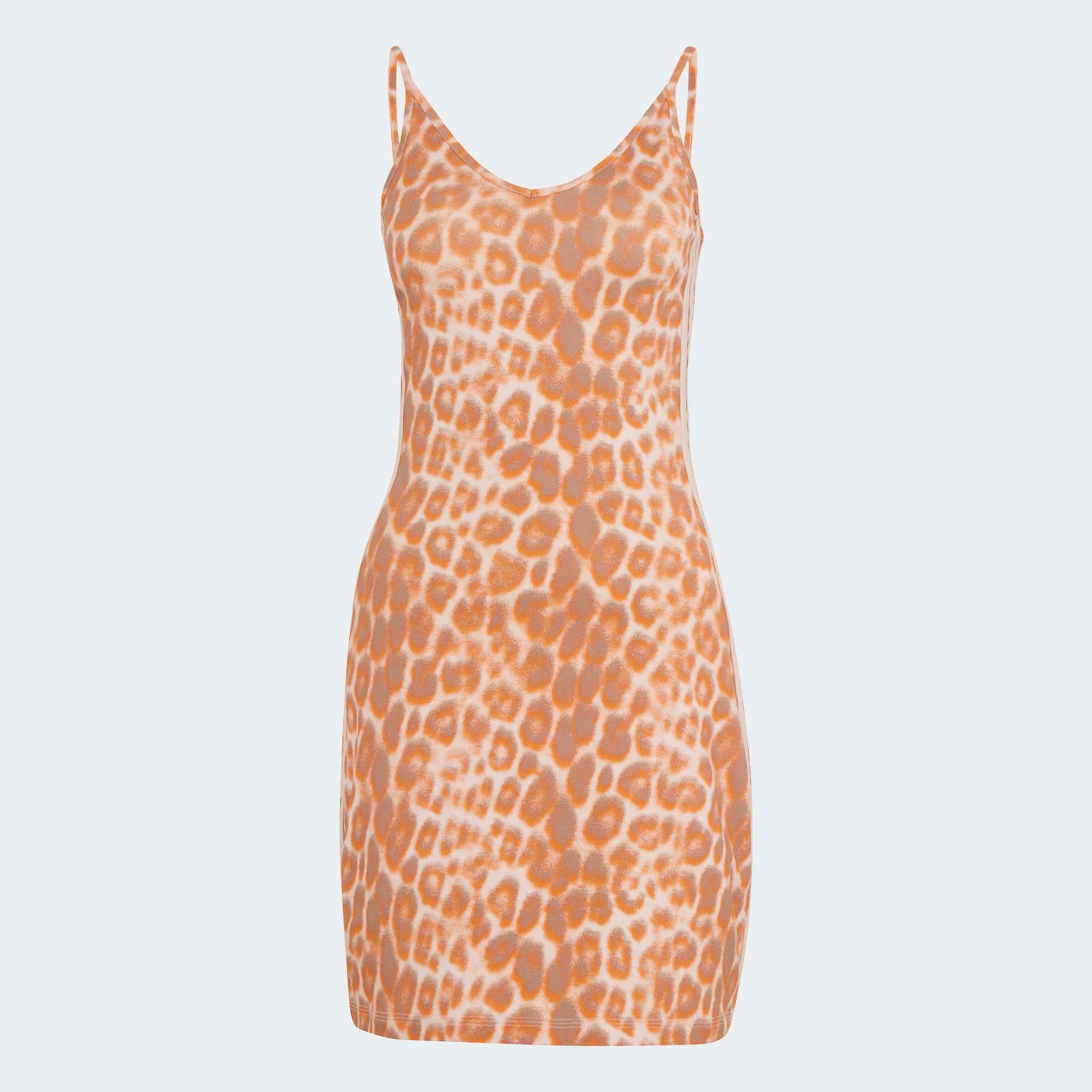 adidas Sportswear Shirtkleid »SEASONAL ESSENTIALS MIT LEOPARDENPRINT UND 3-STREIFEN«