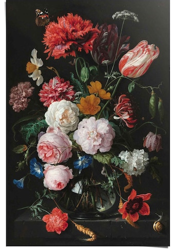 Reinders! Poster »Poster Stillleben mit Blumenvase Jan Davidsz de Heem - Alte Meister... kaufen