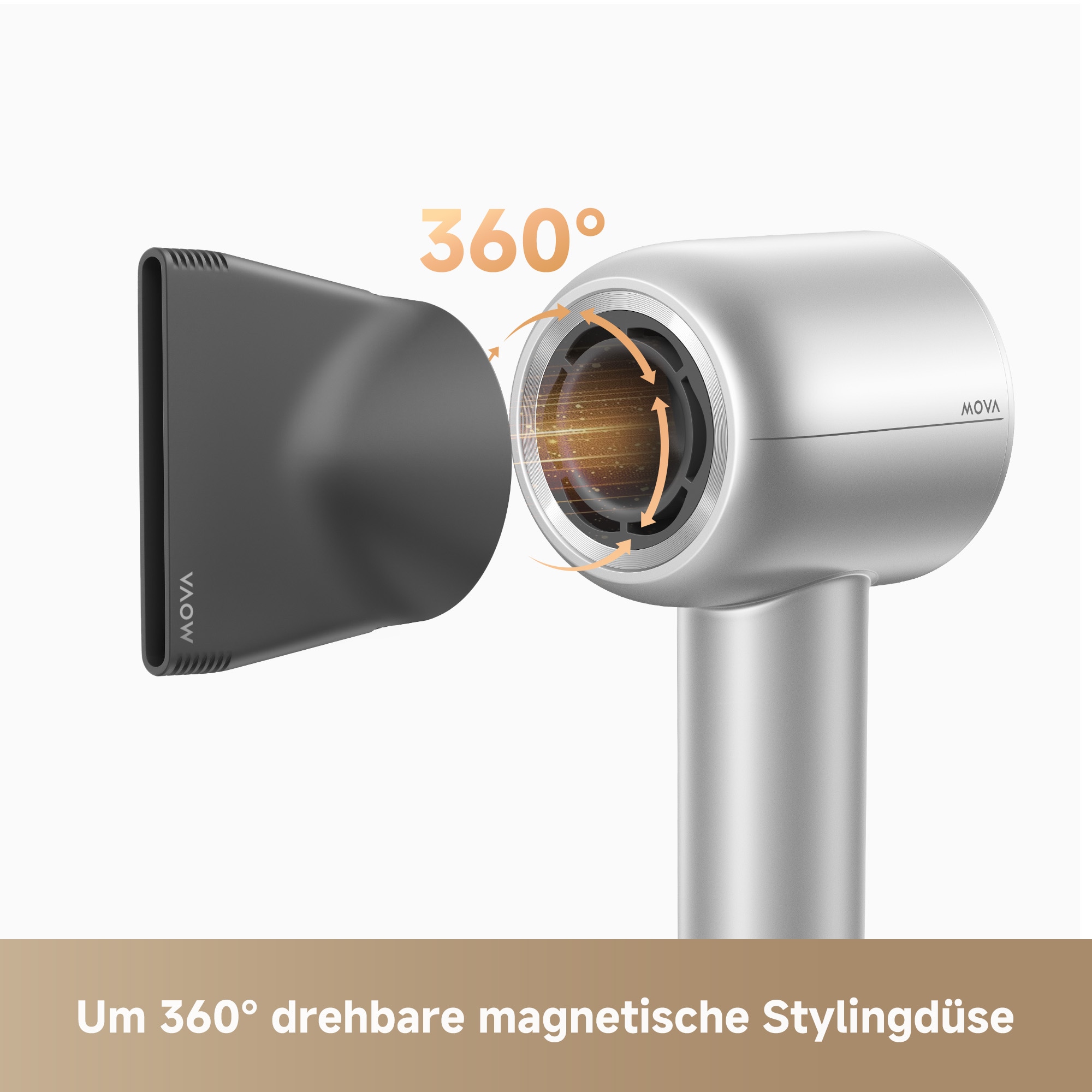 Mova Haartrockner »Shine 10« 1.800 W 1 Aufsätze