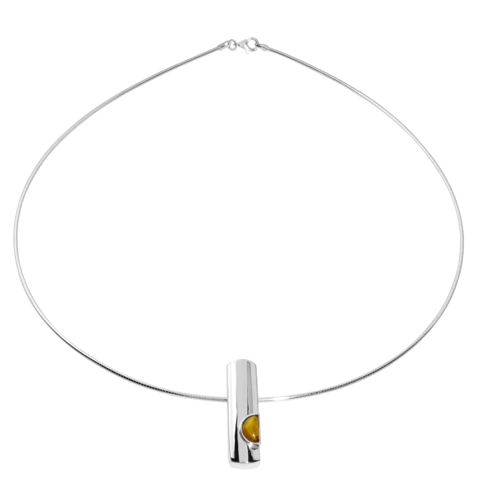 OSTSEE-SCHMUCK Kette mit Anhänger »- Gleiter-Ida-Marie - Silber 925/000 - Bernstein«