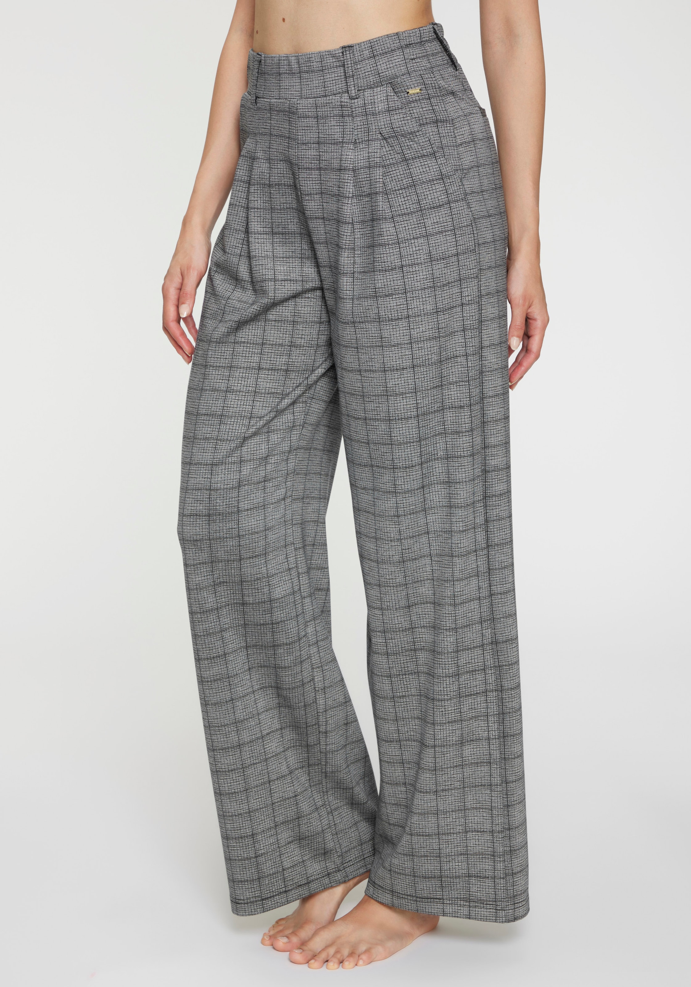 LASCANA Schlupfhose »extra Weit mit Bundfalten«