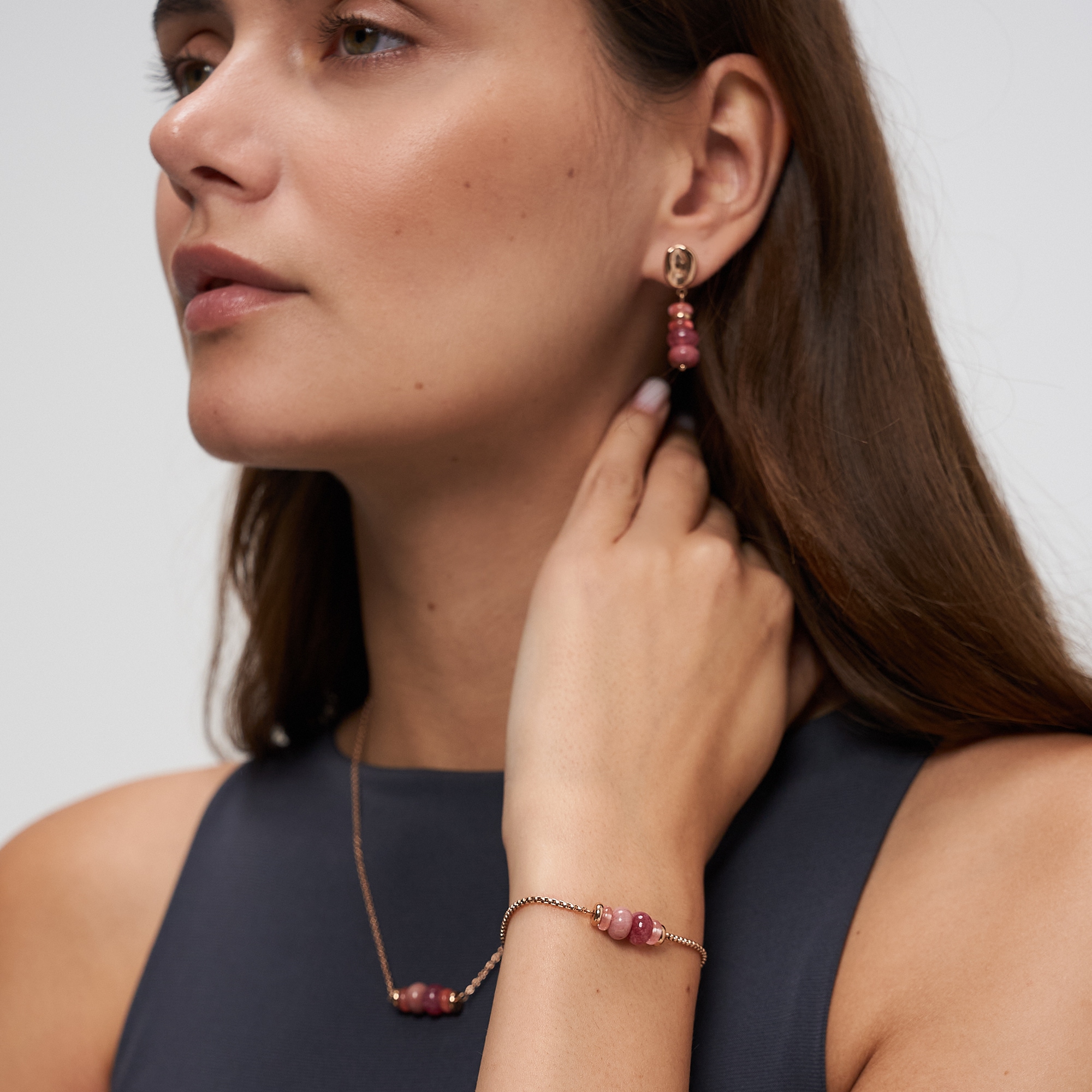 Tamaris Armband »Natural Stones« mit verschiedenen Steinen