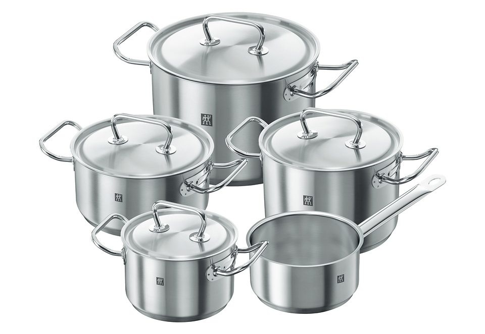 Zwilling Topf-Set »Classic«, Edelstahl 18/10, (Set, 9 tlg.)