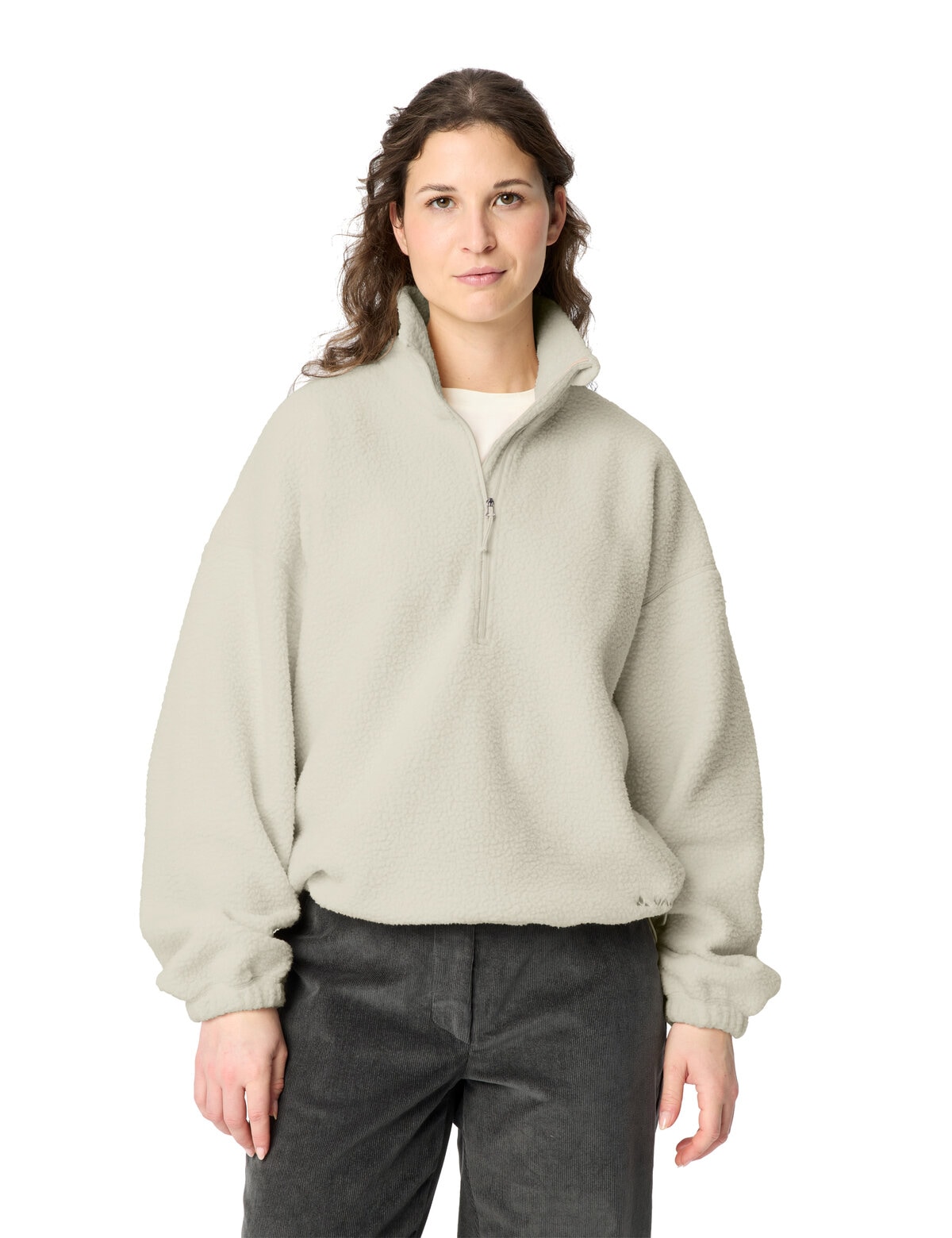 VAUDE Fleecepullover »WOMEN'S NAJUN HZ FLEECE«, sportlicher Schnitt, für Wandern, mit Bundverstellung am Saum
