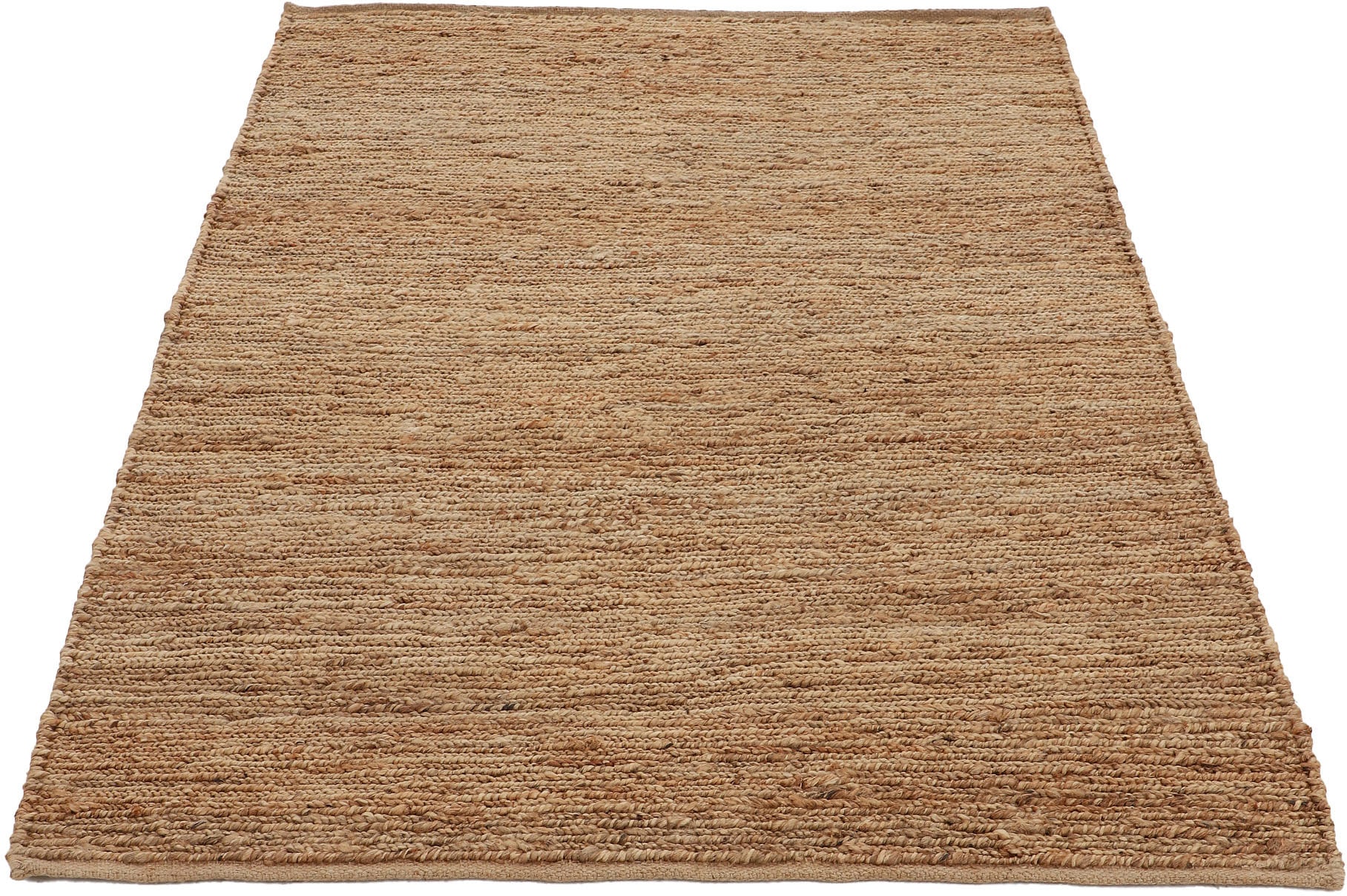 carpetfine Teppich »Nala Juteteppich Naturfaser«, rechteckig, 9 mm Höhe, wendbar, aus 100% Jute, in vielen Größen und Formen, quadratisch, rund