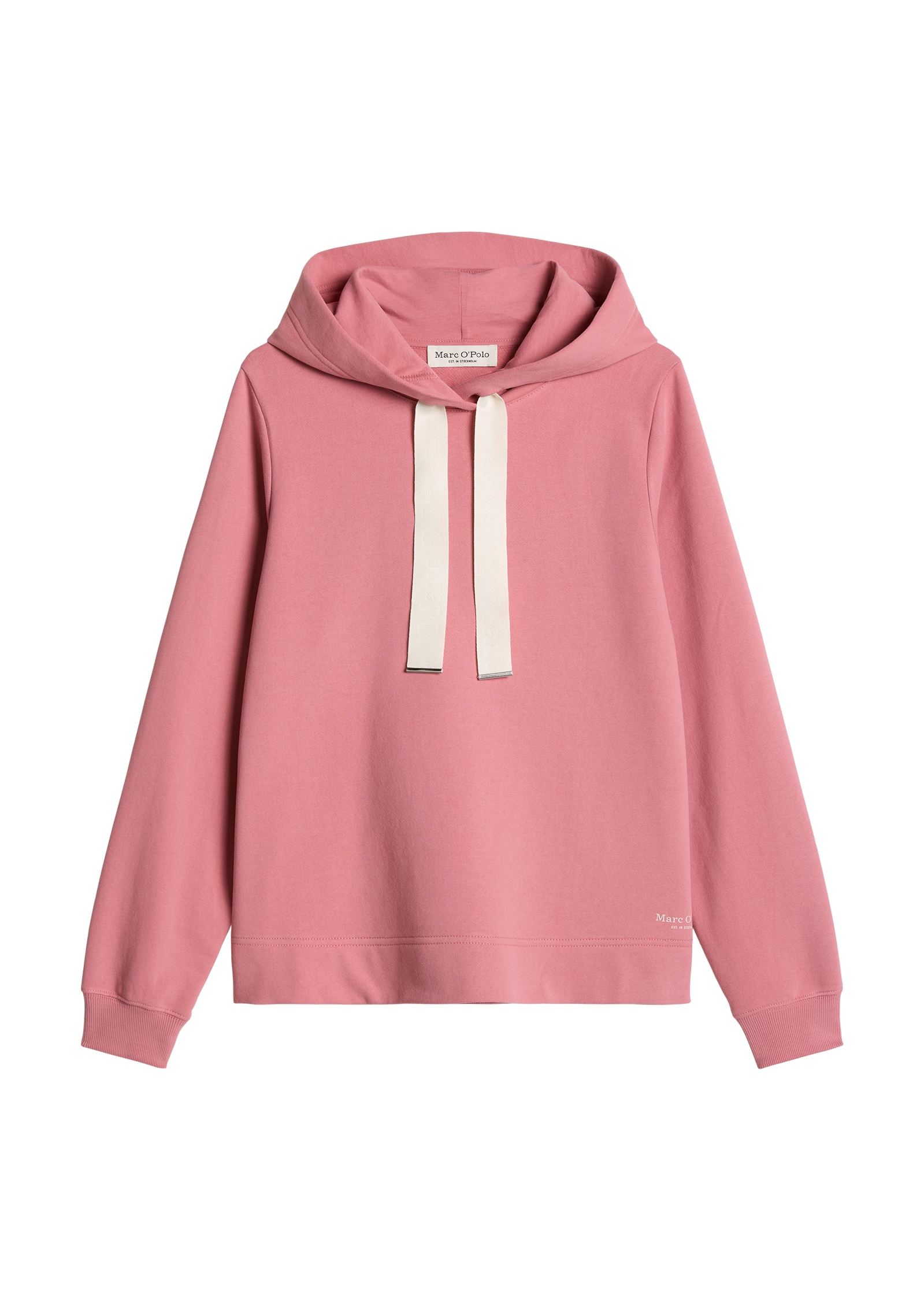 Marc O'Polo Hoodie , relaxed mit gepeachter Oberfläche

