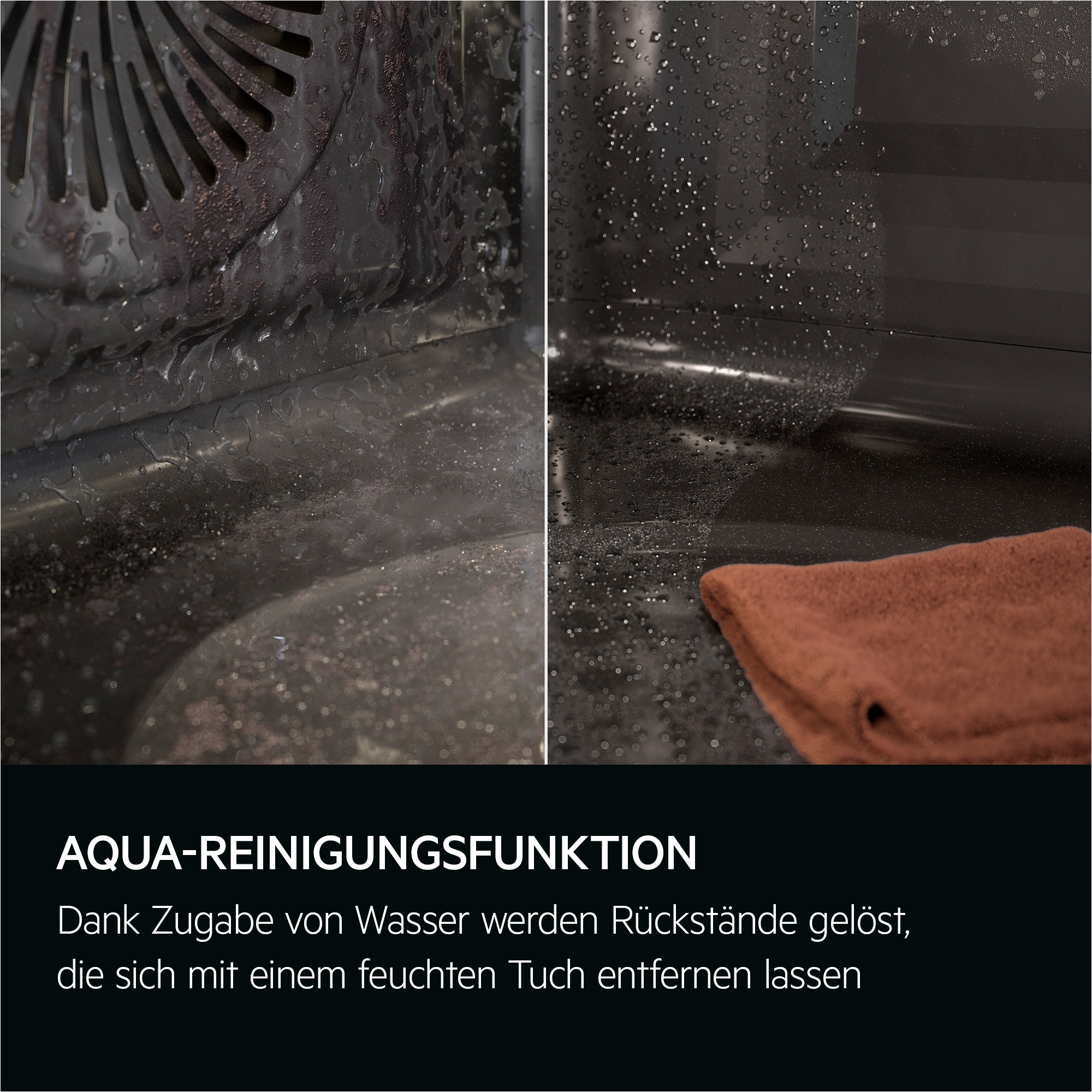 AEG Elektro-Herd-Set Serie 5000 »HH24HSB«, Aqua Clean, Multilevel Cooking