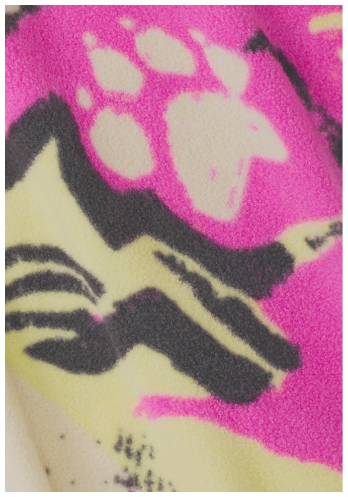 Jack Wolfskin Strickfleece-Pullover »PAW ERA 100 PRINT HZ W« aus Strickfleece, mit halbem Reißverschluss, mit Rundhalsausschnitt