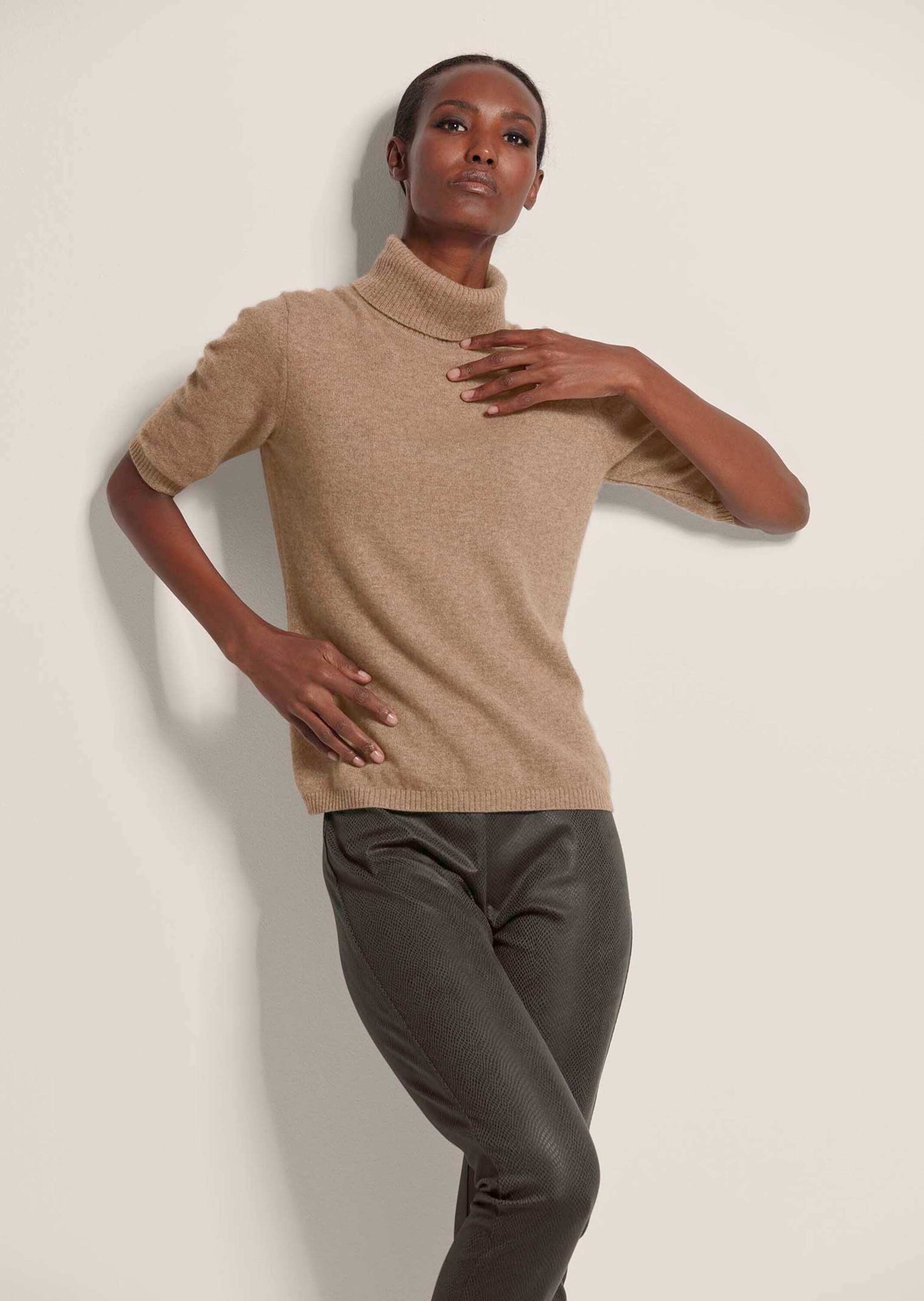 MADELEINE Longpullover »Pullover Kaschmirpullover mit Rollkragen«