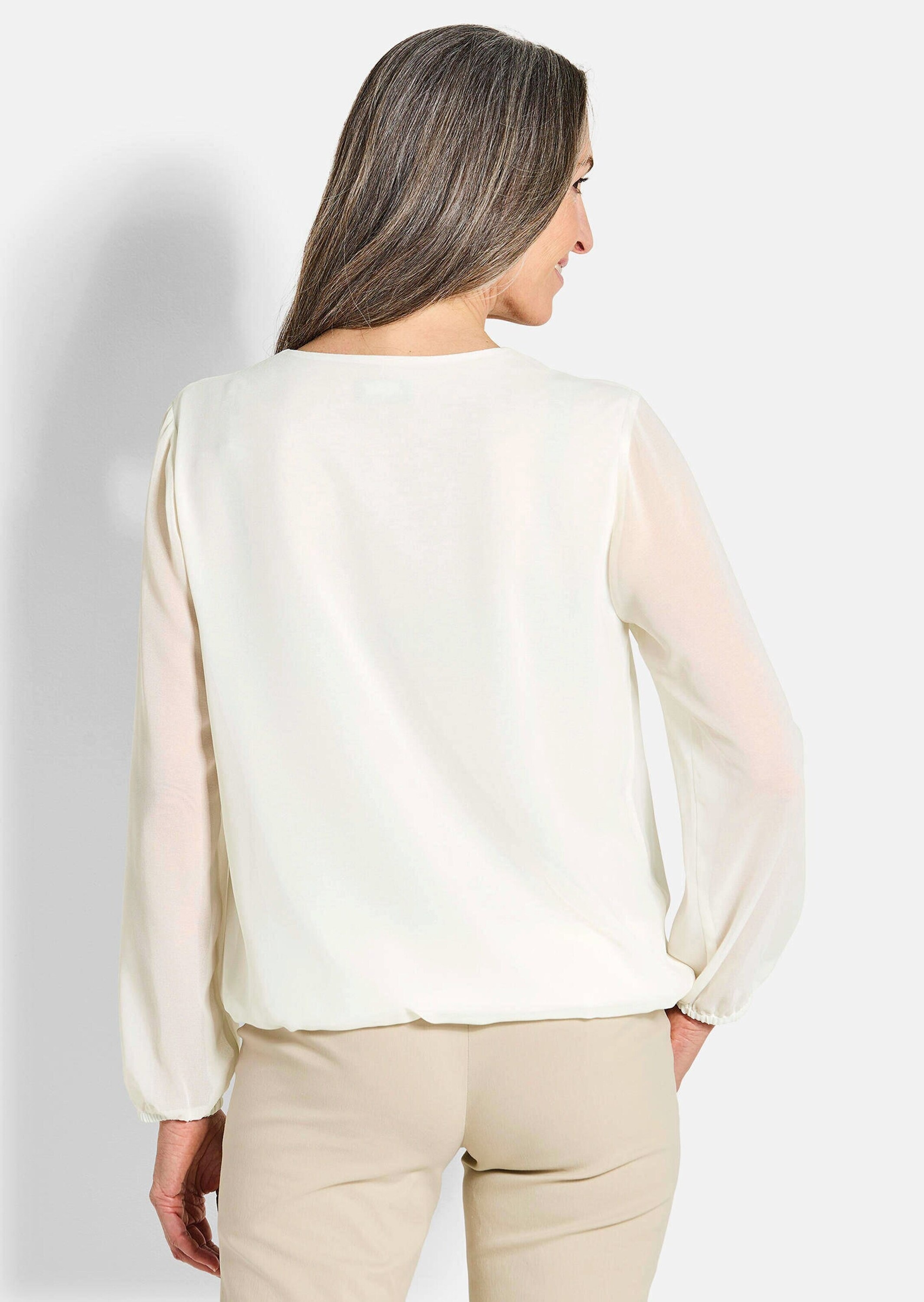 GOLDNER Klassische Bluse »Elegante Bluse aus Chiffon«