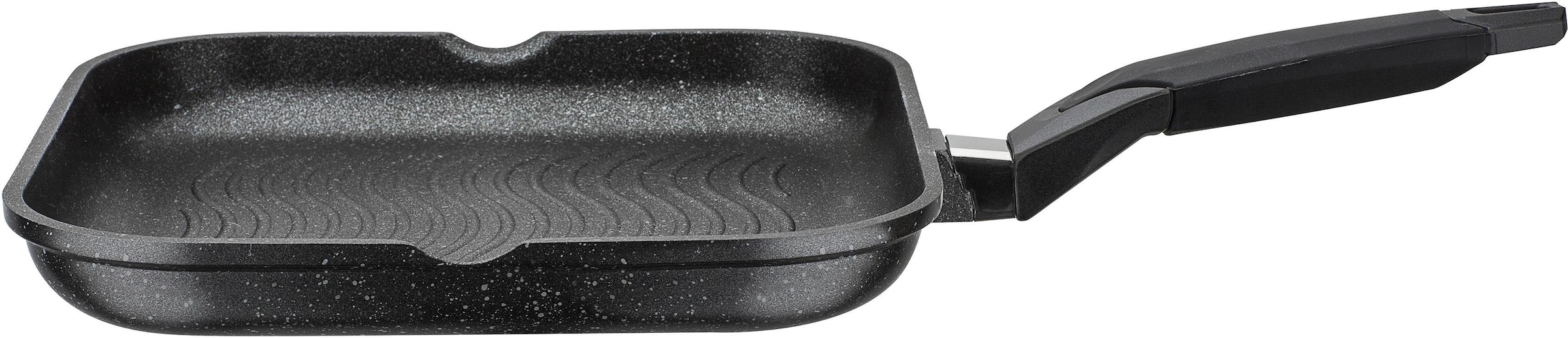 GSW Grillpfanne »Titanium Granit«, Aluminiumguss, (1 tlg.), 28x28 cm, Induktion