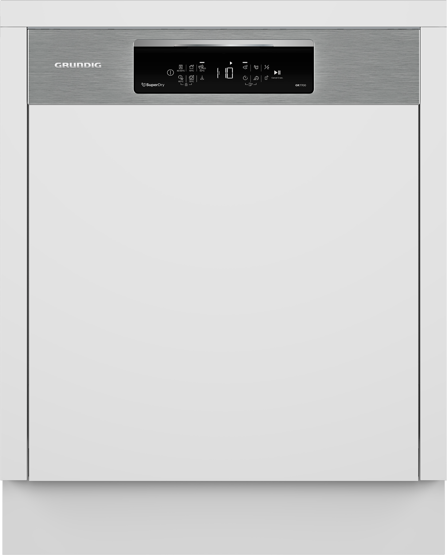 Grundig teilintegrierbarer Geschirrspüler »GNIP4410XDW 7637891677«, 14 Maßgedecke, QuietWash