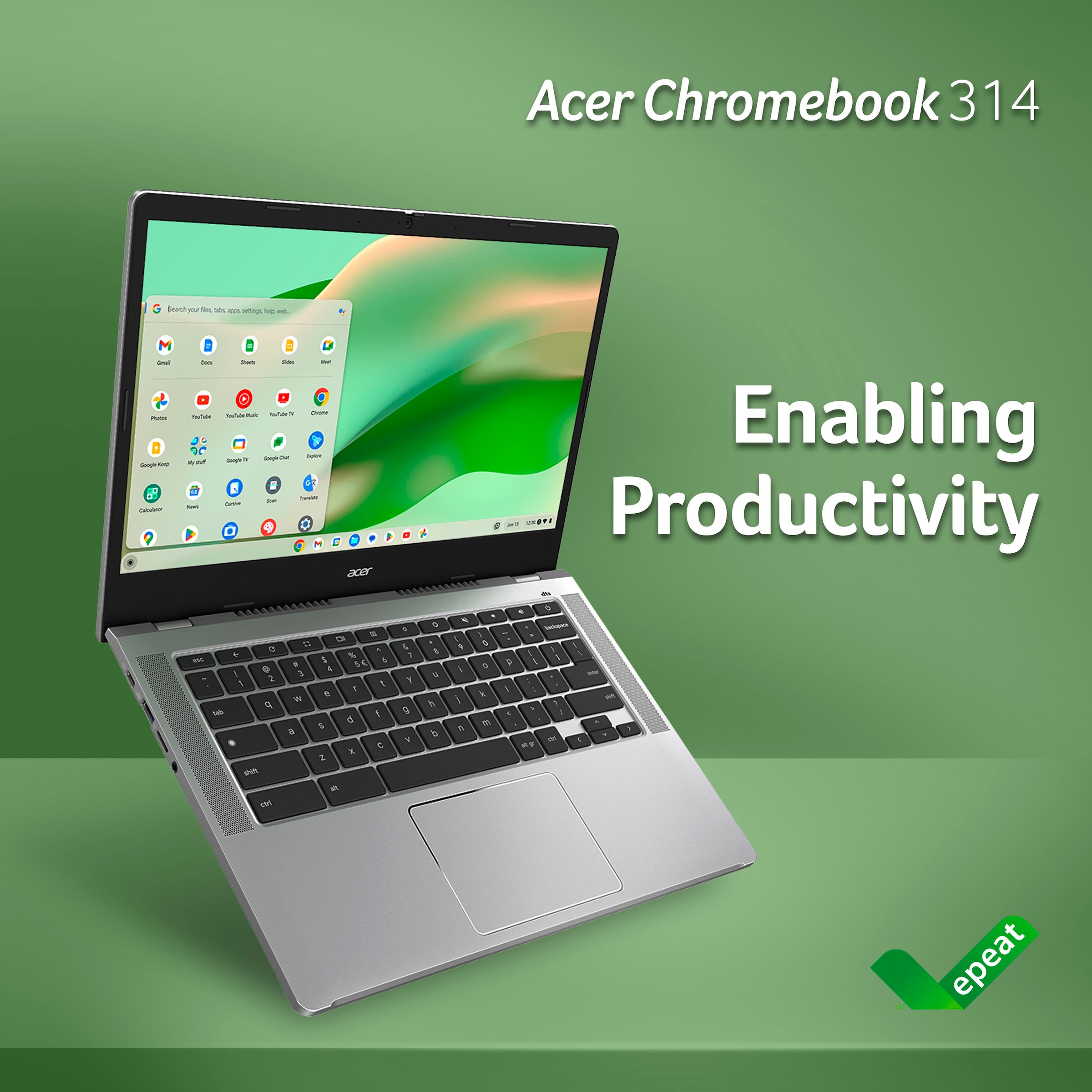 Acer Notebook »CB314-3H-C3LK«, 35,56 cm, / 14 Zoll, Intel, Celeron, UHD Graphics, 128 GB SSD