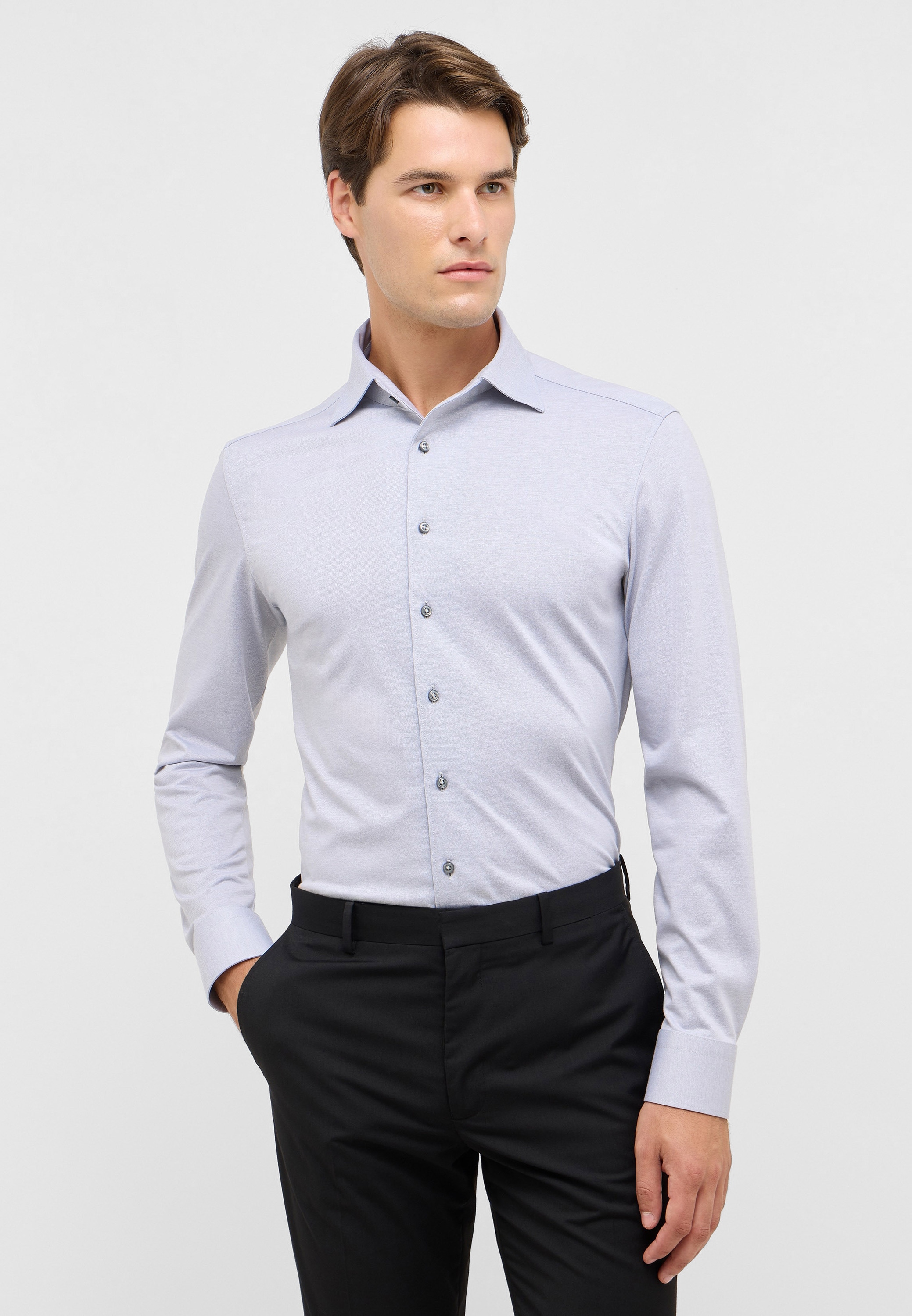 Eterna Langarmhemd »SLIM FIT« NON IRON (bügelfrei)