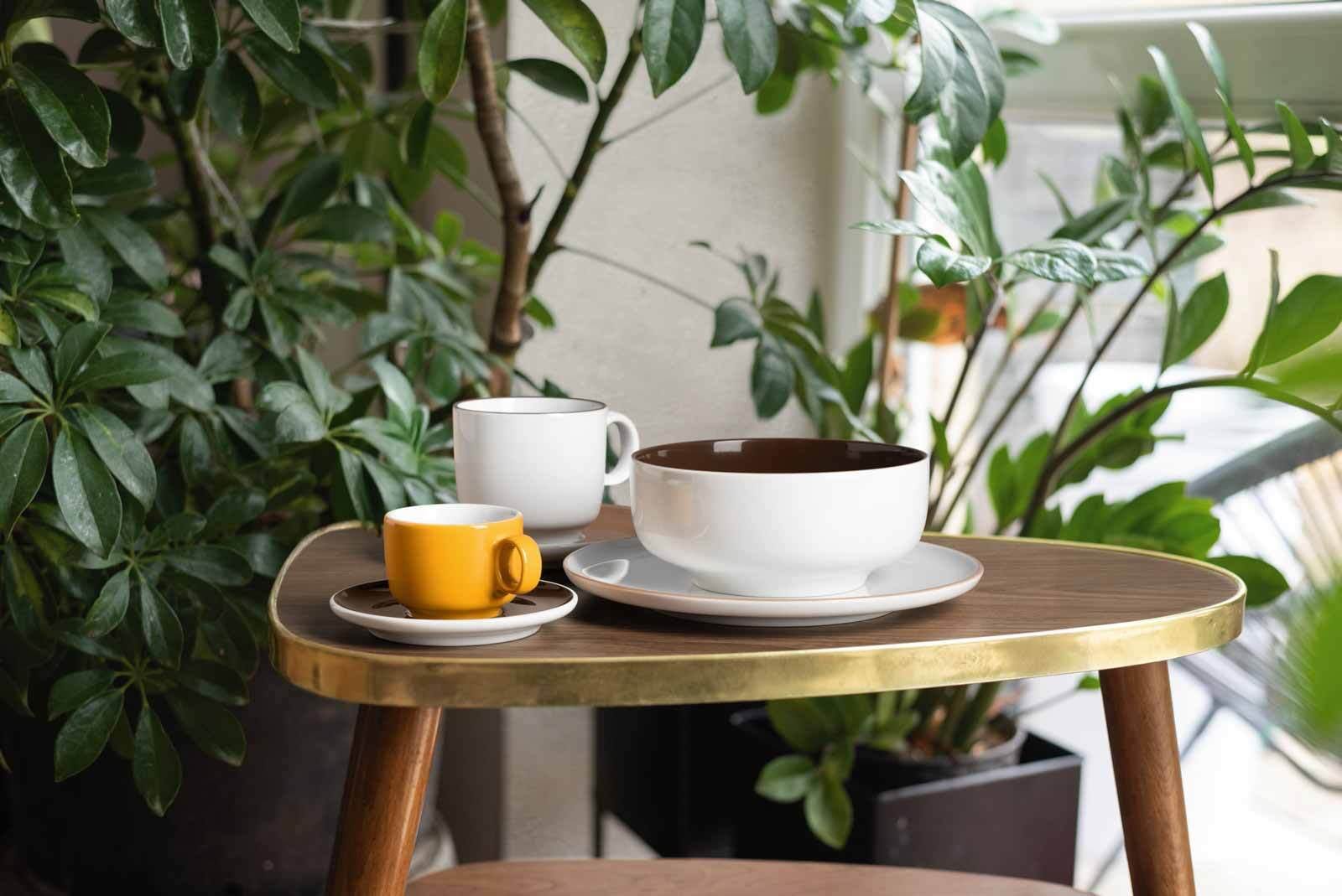 Seltmann Weiden Tasse »Cappuccinotassen mit Untertassen Sento Home Pure Colors 300 ml 6er Set« Spülmaschinengeeignet, Mikrowellengeeignet, Ofenfest, Salamandergeeignet, Kühlschrankgeeignet, Gefrierschrankgeeignet