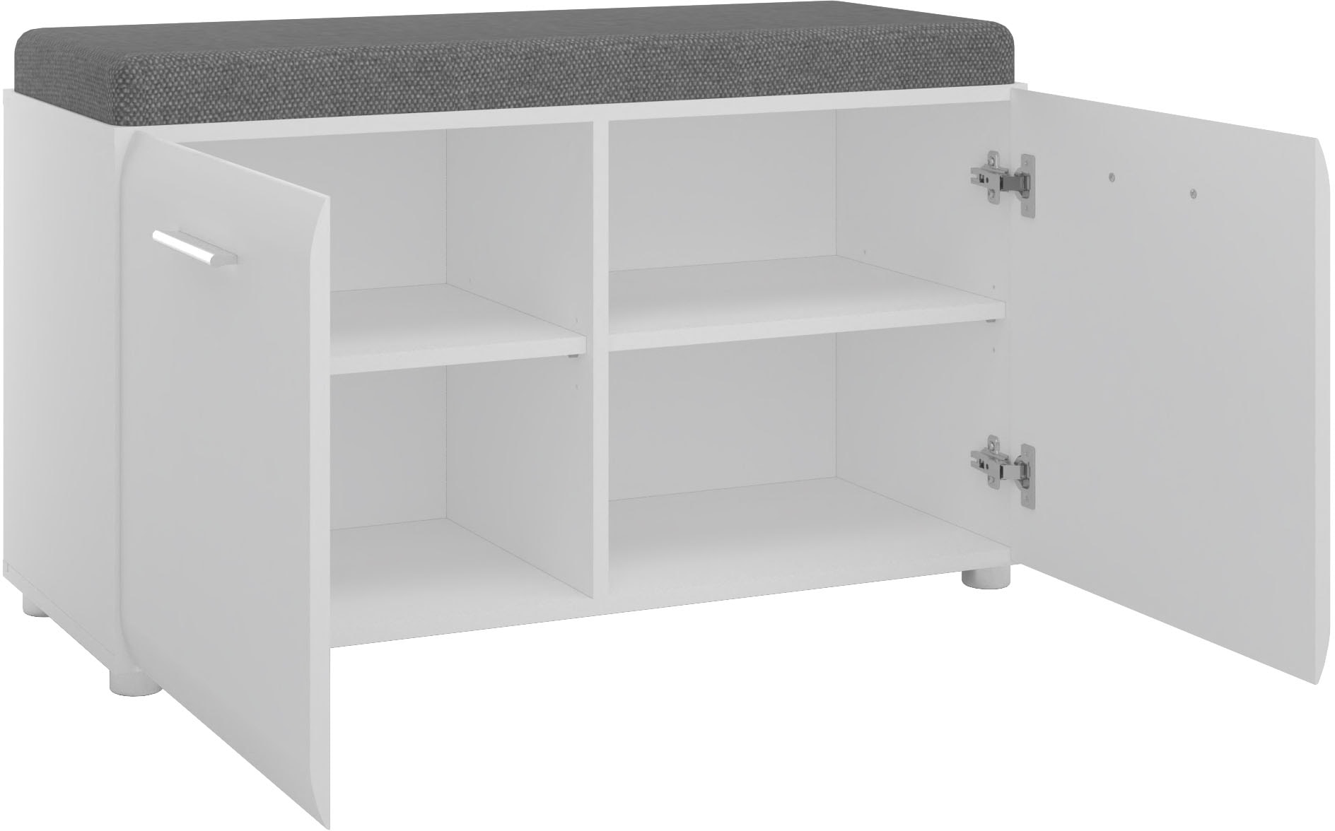 LIVING CHARM Sitzbank »Merano«, Breite 96 cm, mit Sitzkissen