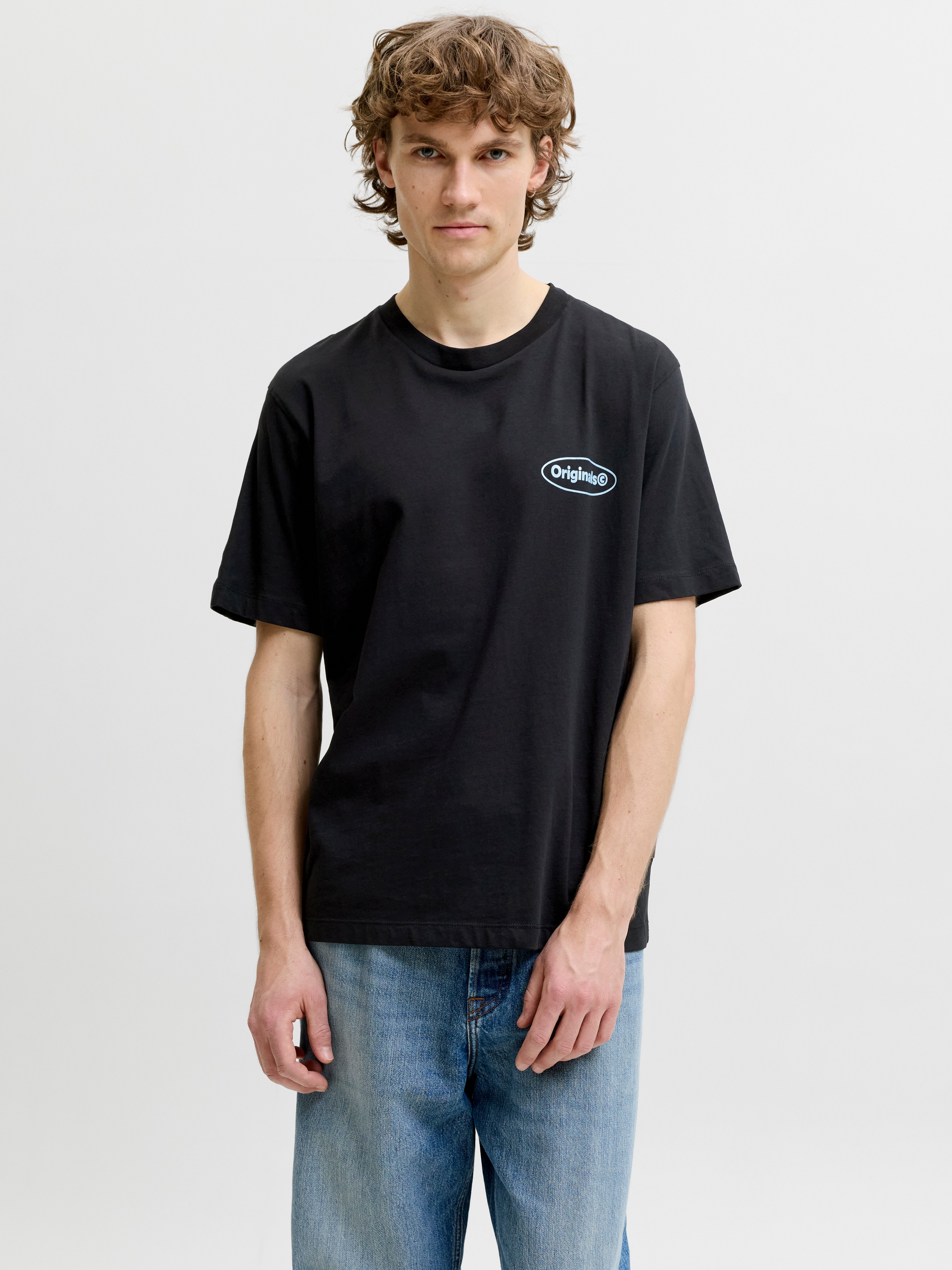 Jack & Jones T-Shirt »JORRIVIERA VINTAGE POSTER BACK TEE SS CN« mit Print