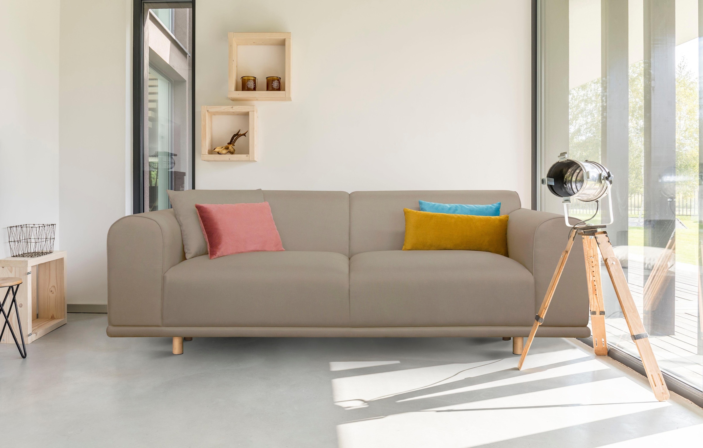 OTTO home 3-Sitzer »Maroon« in skandinavischem Design, mit losen Kissen