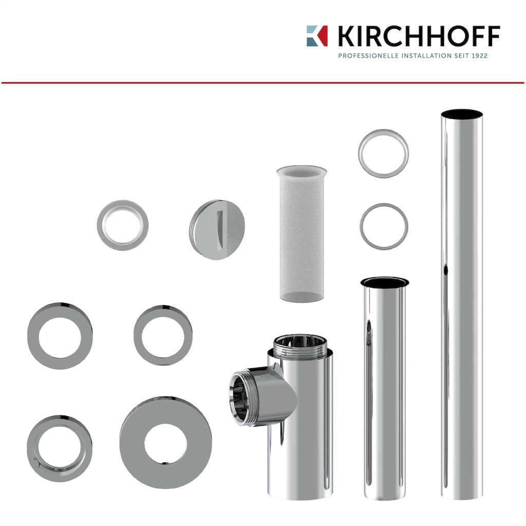 Kirchhoff Siphon »Design Flaschensiphon inkl. Reinigungsöffnung«