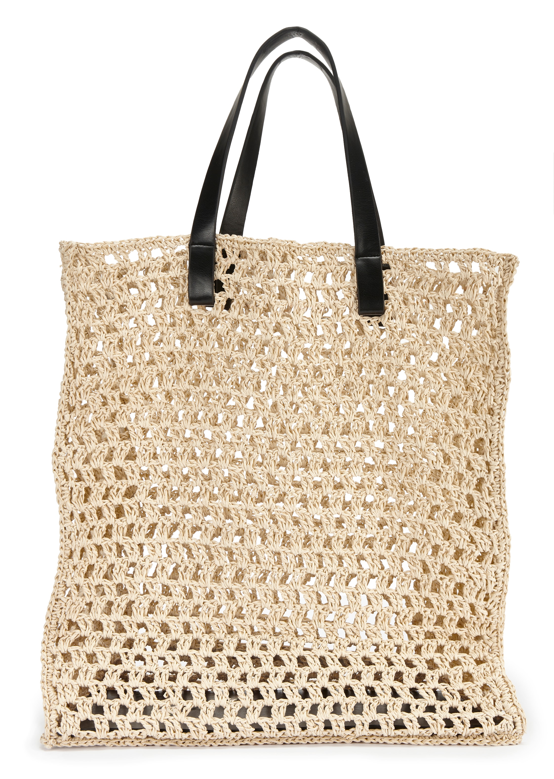 French Connection Shopper »Handtasche, Sommertasche, Tragetasche, Henkeltasche, Strandtasche« NEU sommerliche Schultertasche in modischer Bast-Optik