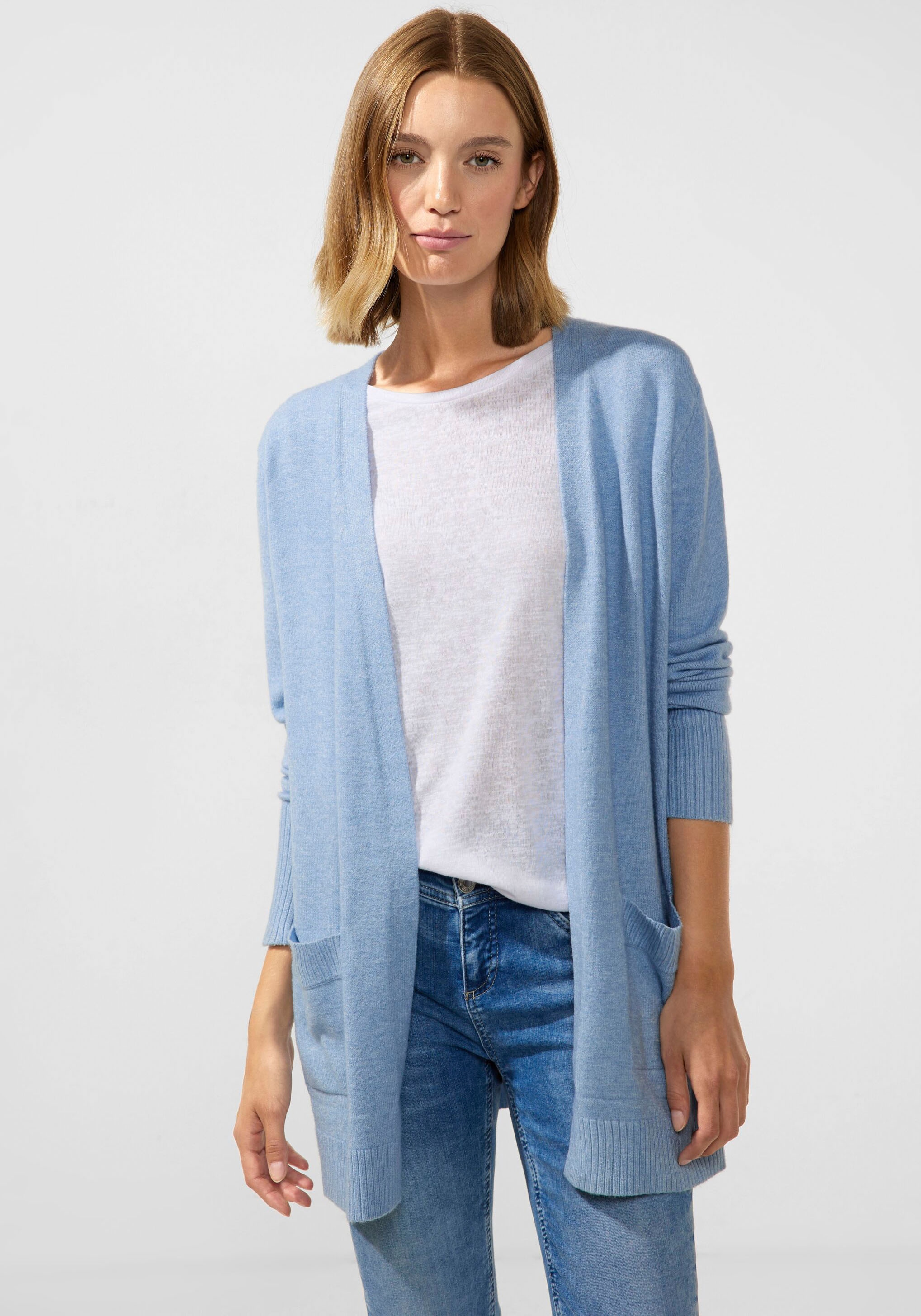 bei STREET in Unifarbe ONE OTTOversand Cardigan,