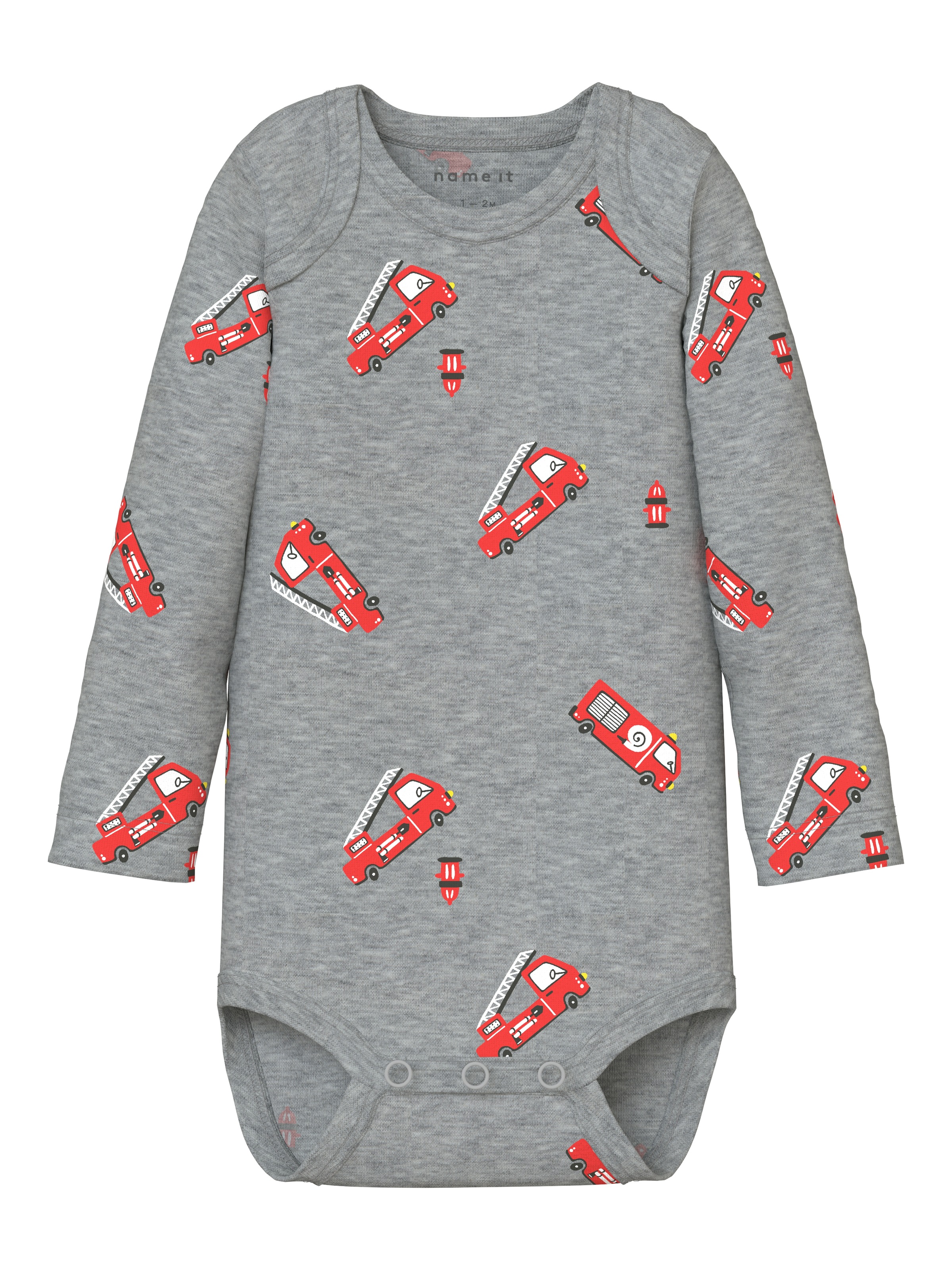 Name It Langarmbody »NBMBODY 3P LS FIRETRUCK NOOS« Packung, 3 tlg.