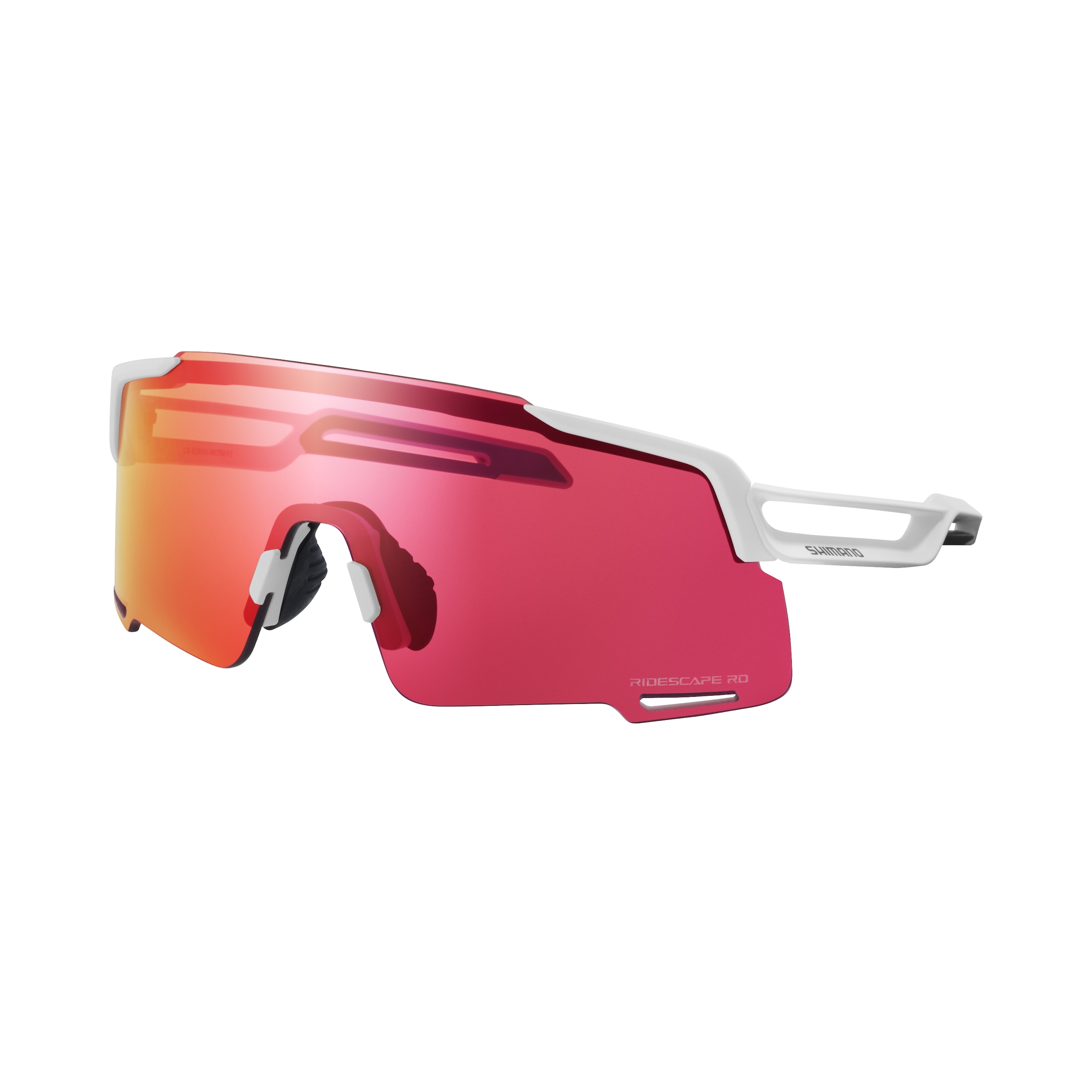 Shimano Fahrradbrille »Fahrrad- Sonnenbrille EQUINOX 5 Ridescape Road, Matte White«