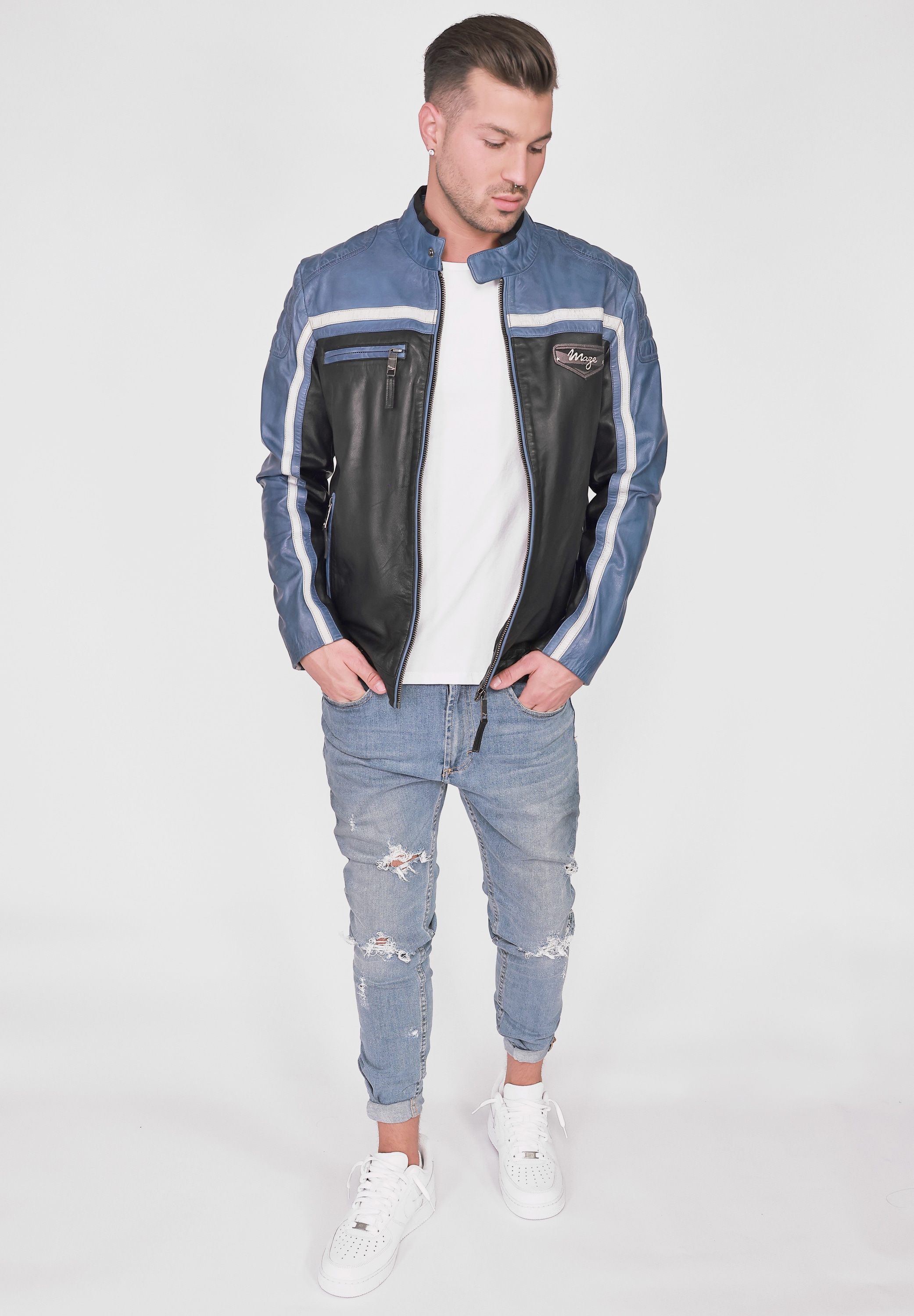 Maze Bikerjacke »Lederjacke 4202191«