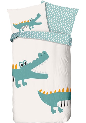 good morning Kinderbettwäsche »Crocodile«, (2 tlg.), mit Krokodil kaufen