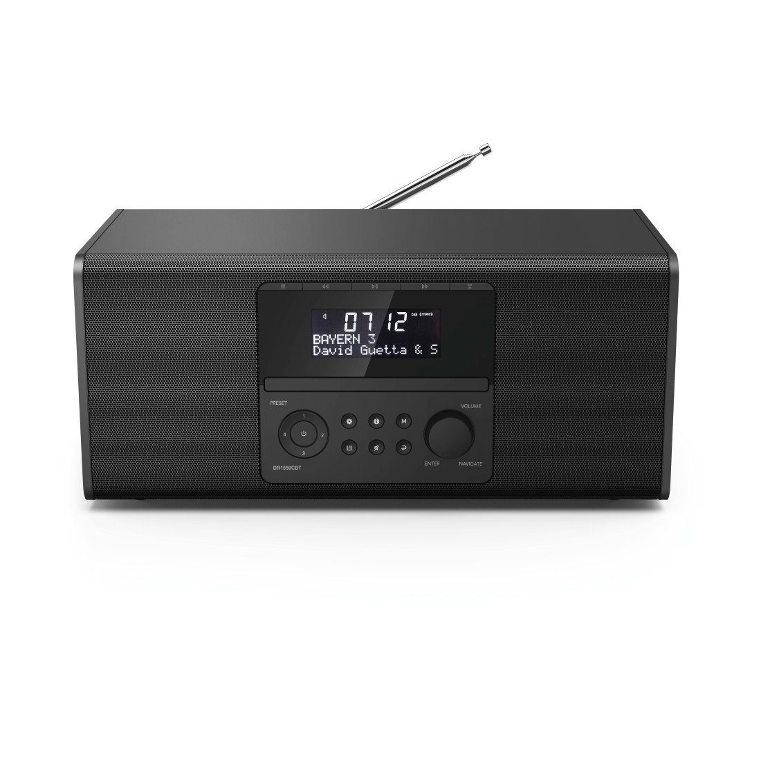 Hama DAB Digitalradio mit CDLaufwerk, FM/Bluetooth/USB