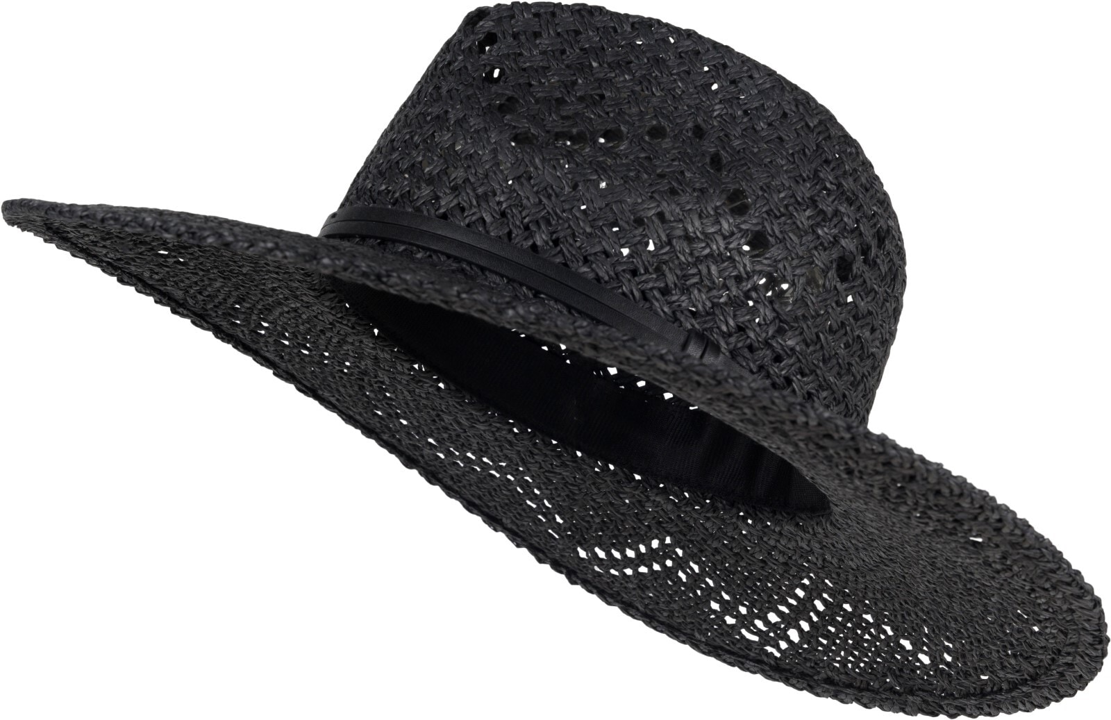 styleBREAKER Sonnenhut »Panama Strohhut mit Stoff Zierband« 1 Stk.
