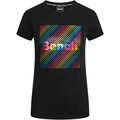 Bench. T-Shirt »RAINBOW«, mit Rainbow-Logodruck