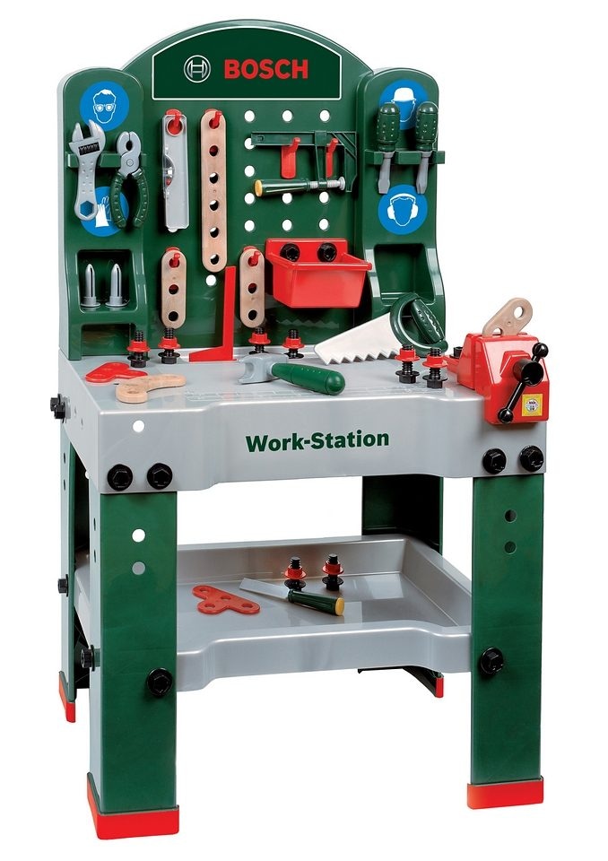 Klein Spielwerkbank »BOSCH-Workstation (43tlg.)«, Made in Germany