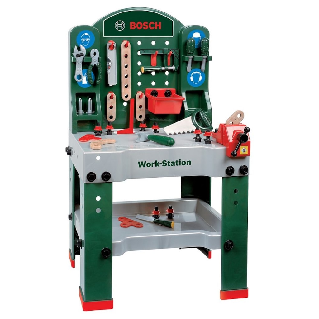 Klein Spielwerkbank »BOSCH-Workstation (43tlg.)«, Made in Germany