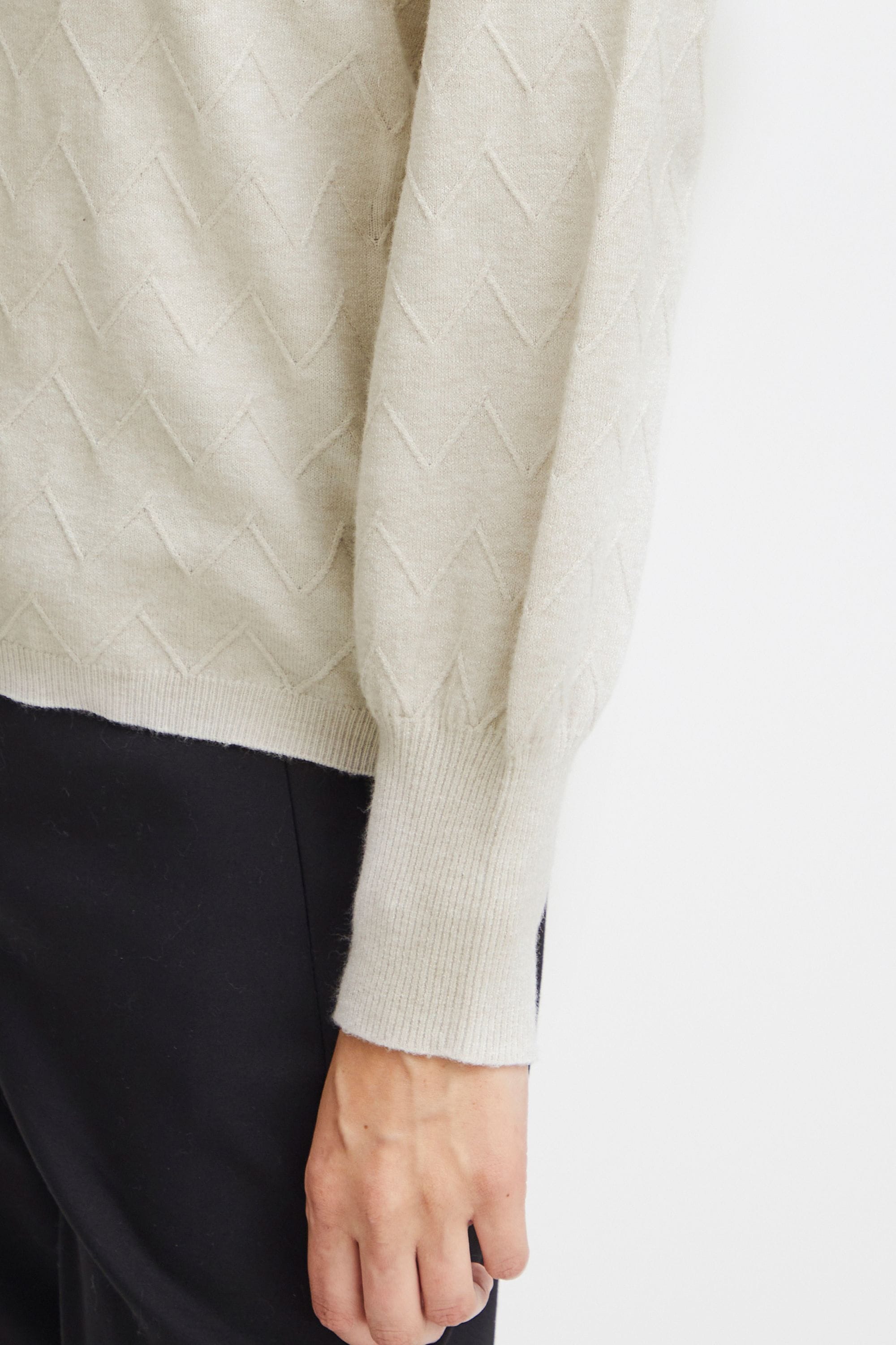 fransa Strickfleece-Pullover »Strickpullover FRMELANI PU 3«