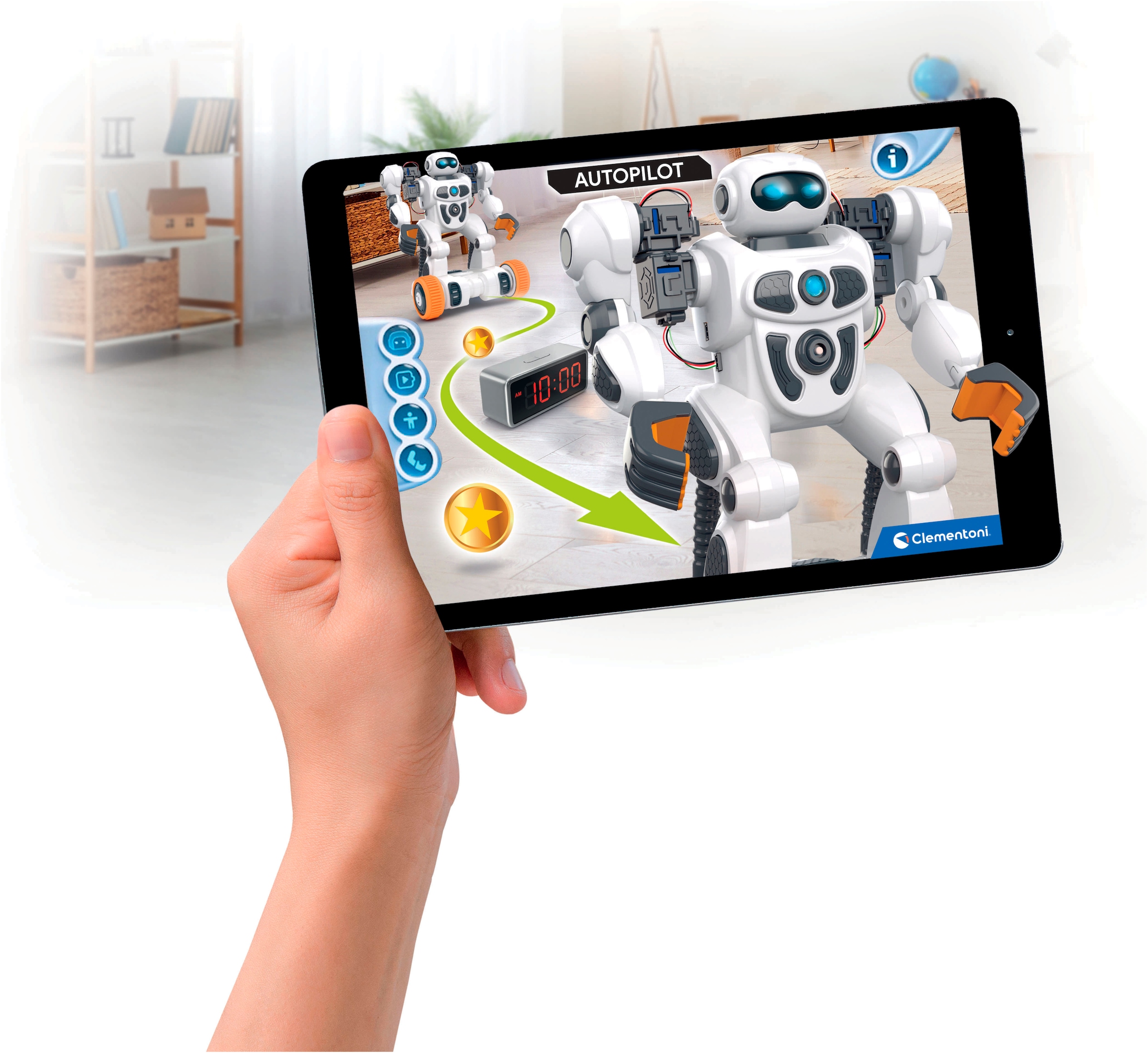 Clementoni® Roboter »Galileo Robotics, AIRO PRO - Artificial Intelligence Roboter« mit künstlicher Intelligenz